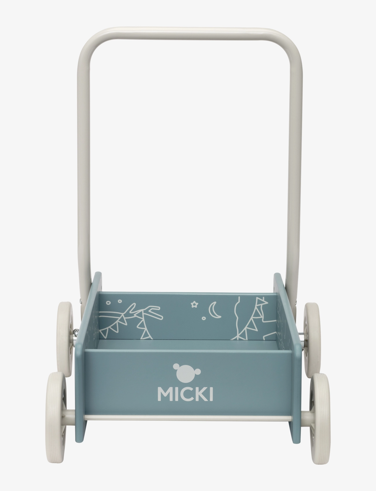 Micki Leksaker - MICKI LÄRA GÅ VAGN BLÅ - gåstole - multi - 3