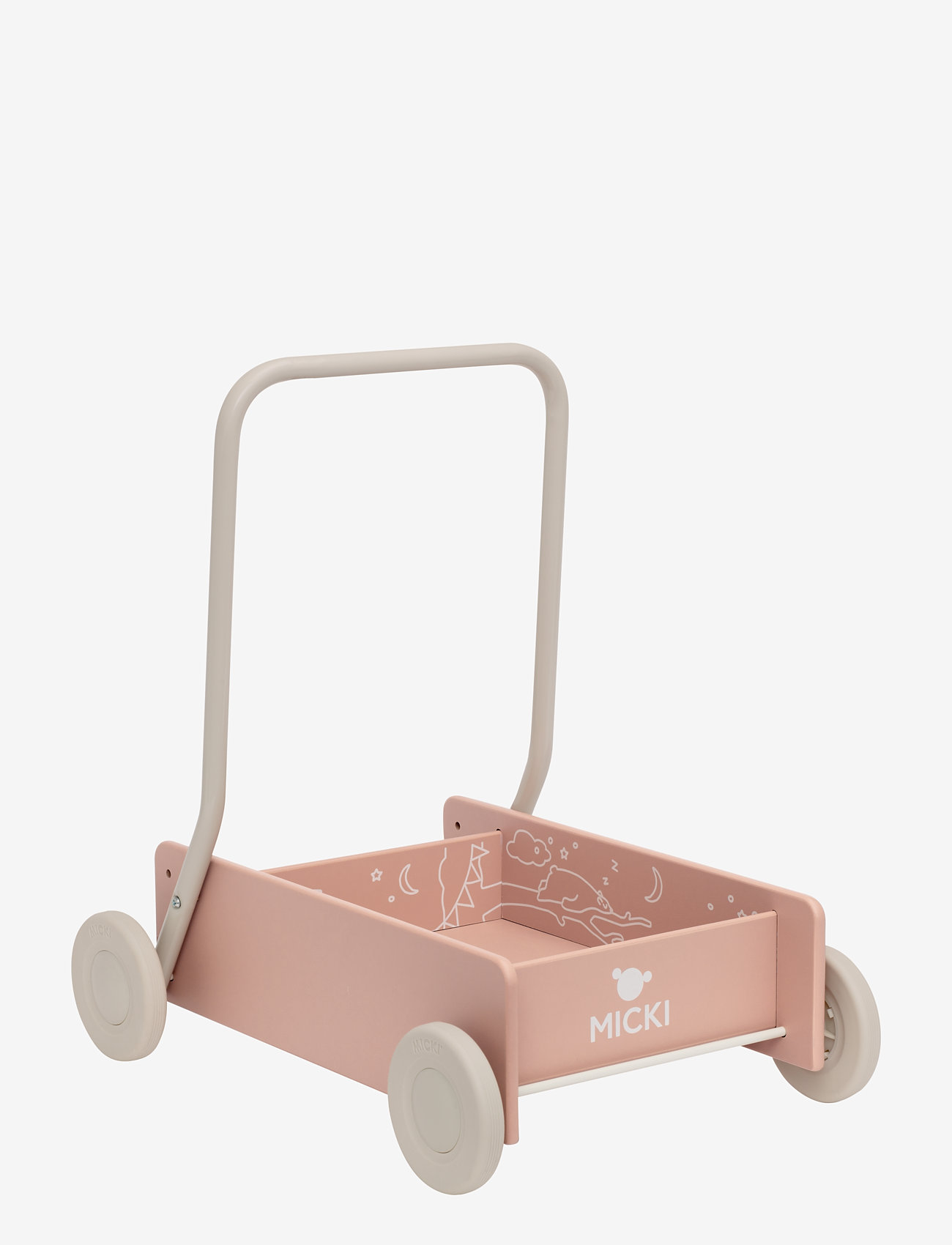 Micki Leksaker - MICKI LÄRA GÅ VAGN ROSA - multi - 1