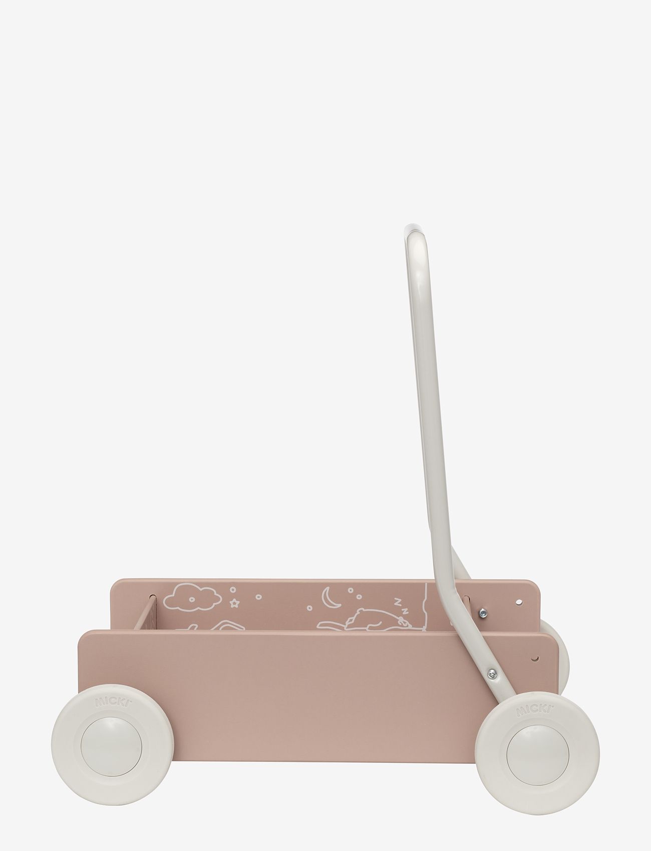 Micki Leksaker - MICKI LÄRA GÅ VAGN ROSA - multi - 2