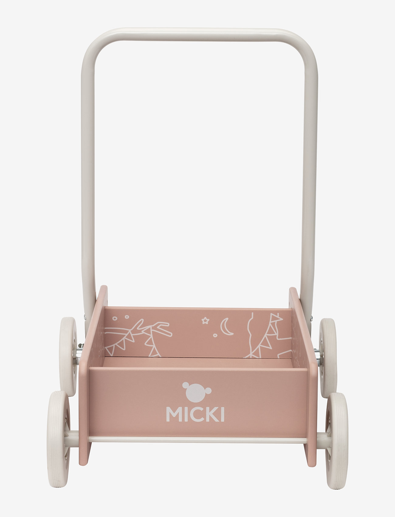 Micki Leksaker - MICKI LÄRA GÅ VAGN ROSA - multi - 3