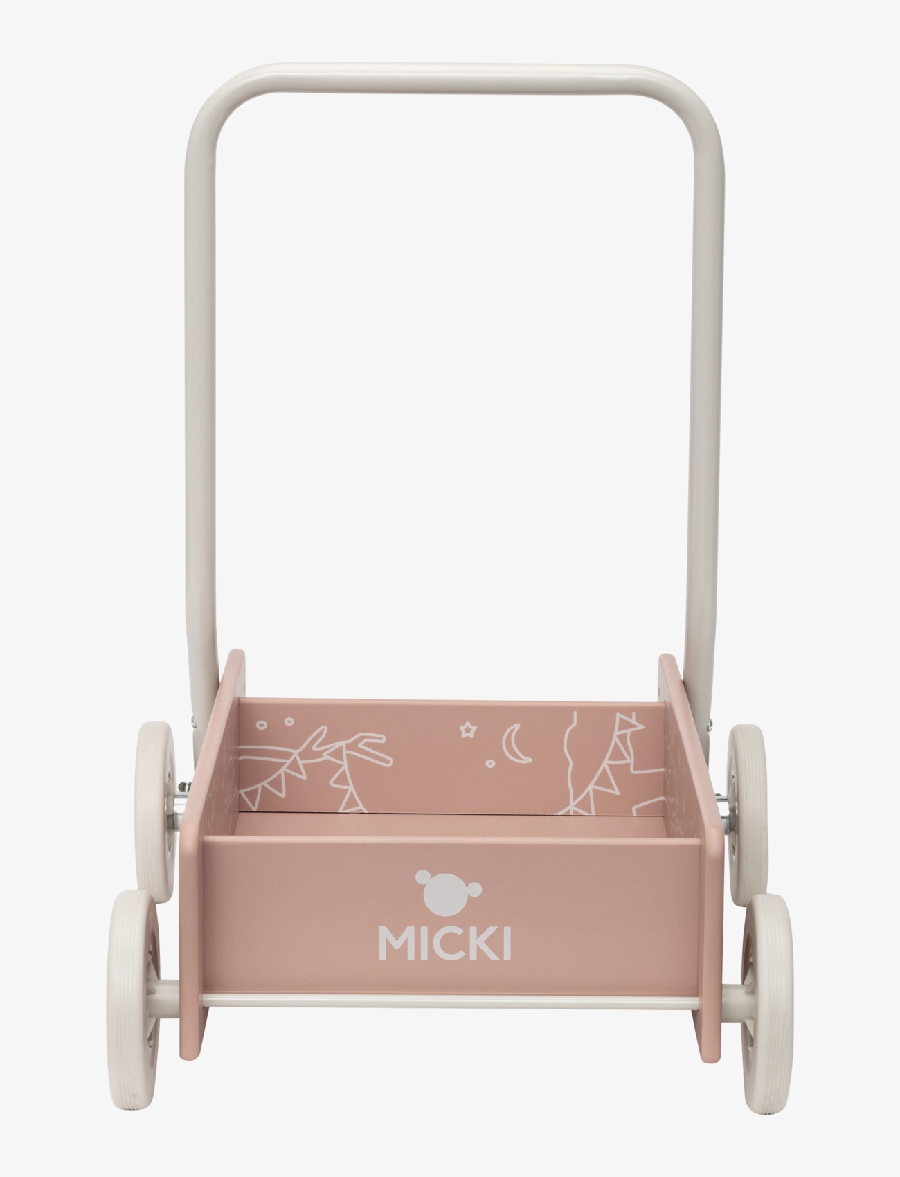 Micki Leksaker - MICKI LÄRA GÅ VAGN ROSA - gåstole - multi - 3