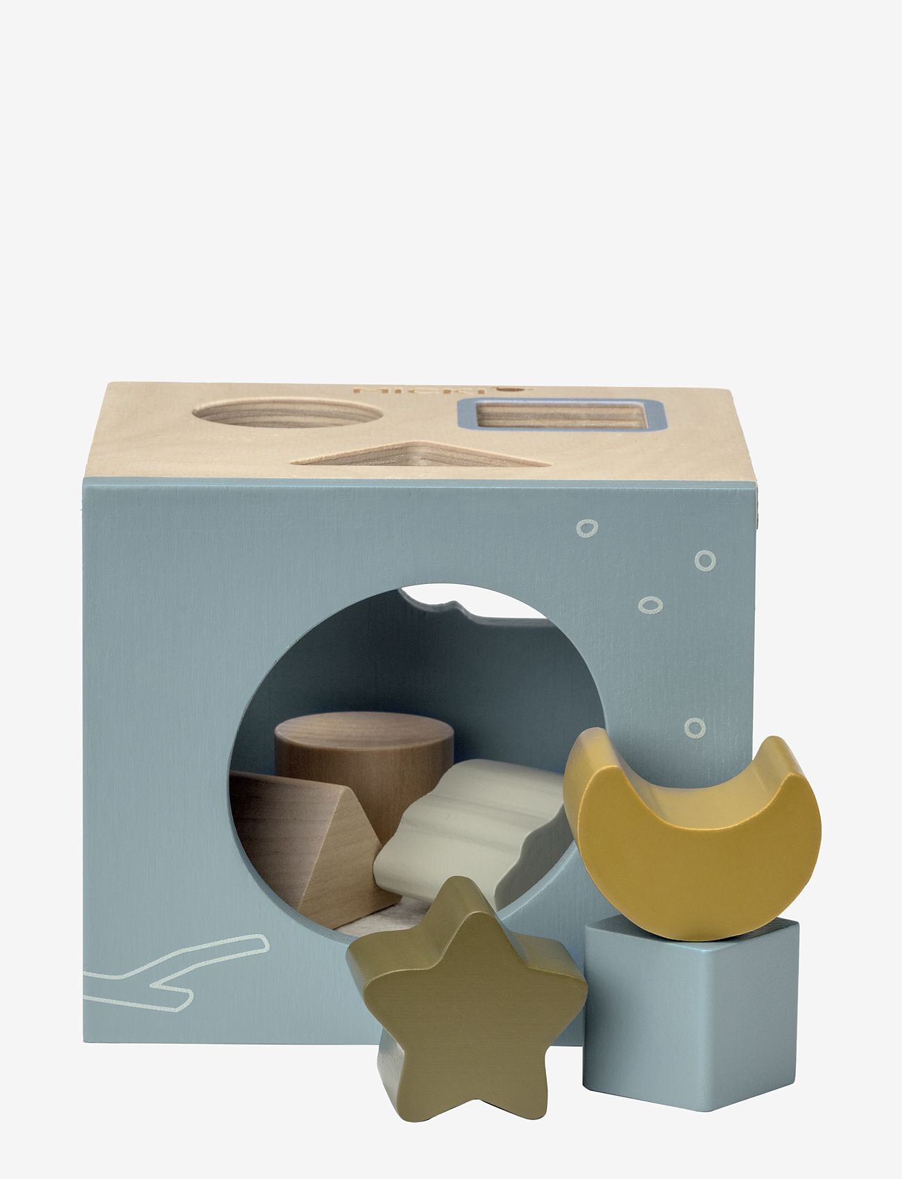 Micki Leksaker - MICKI PLOCKLÅDA BLÅ - sorting box toy - multi - 2