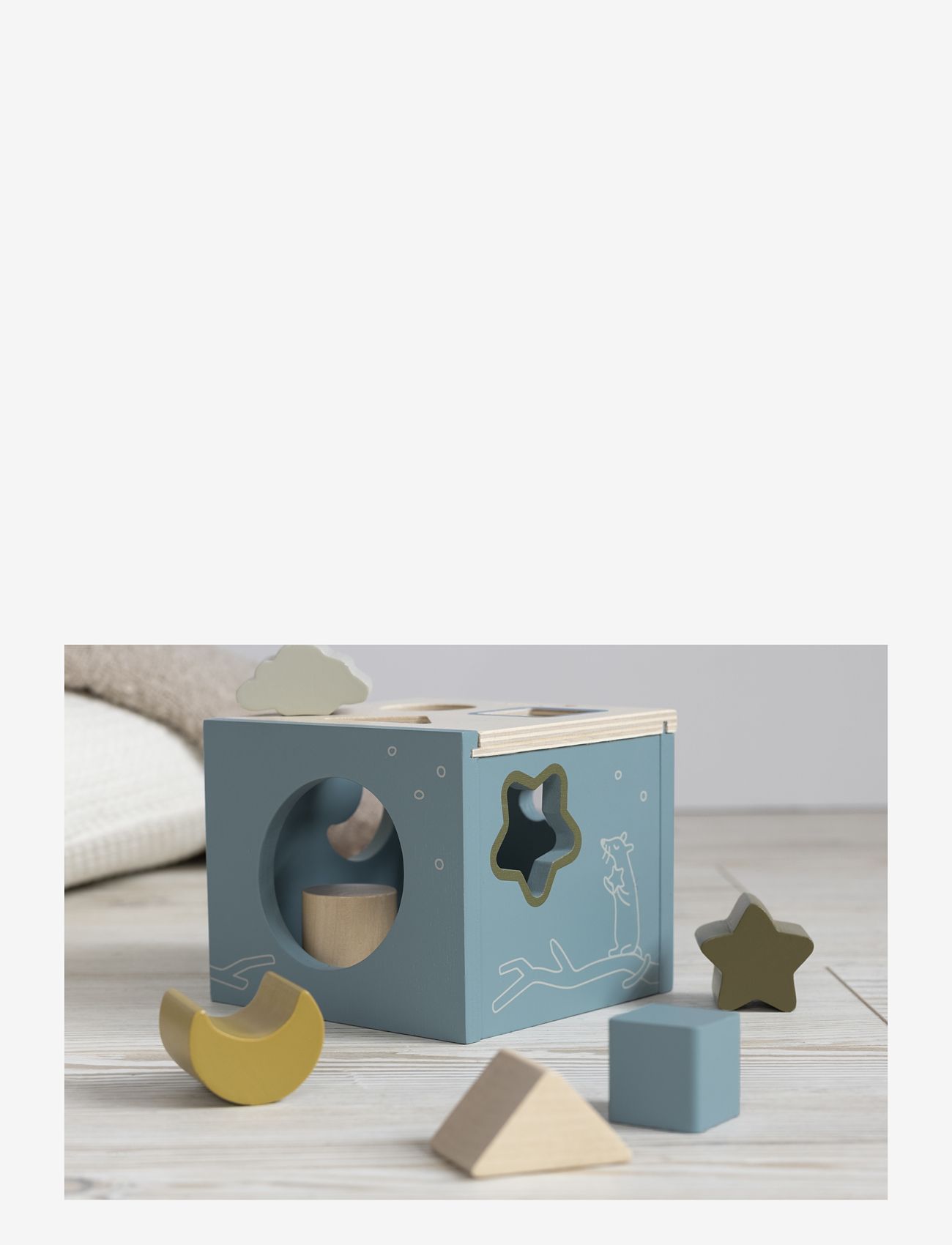 Micki Leksaker - MICKI PLOCKLÅDA BLÅ - sorting box toy - multi - 4