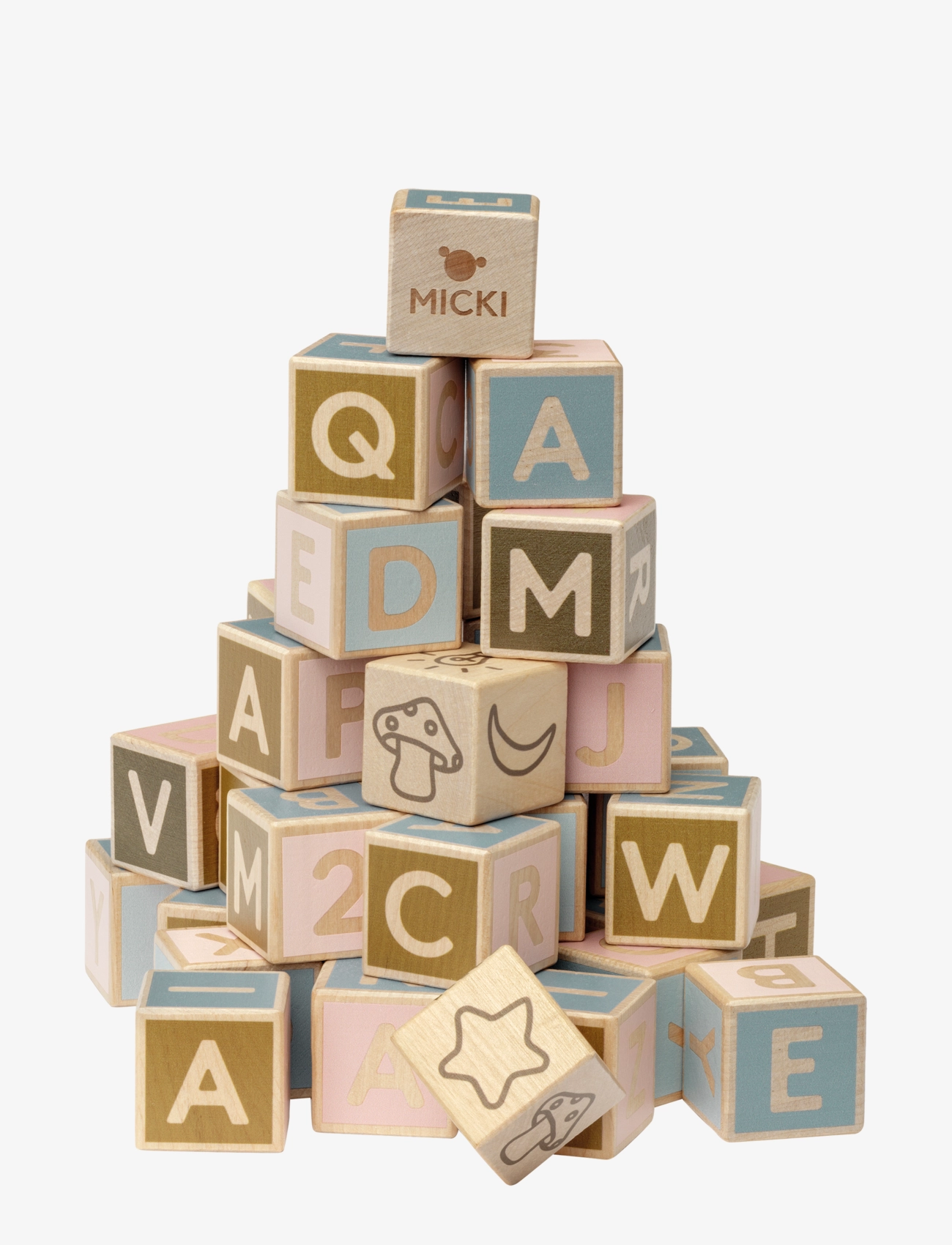 Micki Leksaker MICKI BOKSTAVSKLOSSAR 36 ST - Legetøj - MULTI / multi