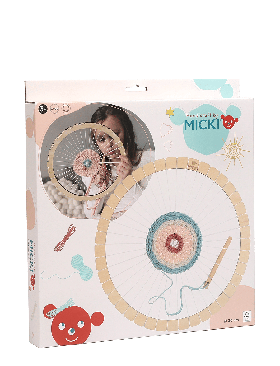 Micki Leksaker - MICKI VÄVRAM RUND 30 CM - föndursett - multi - 2