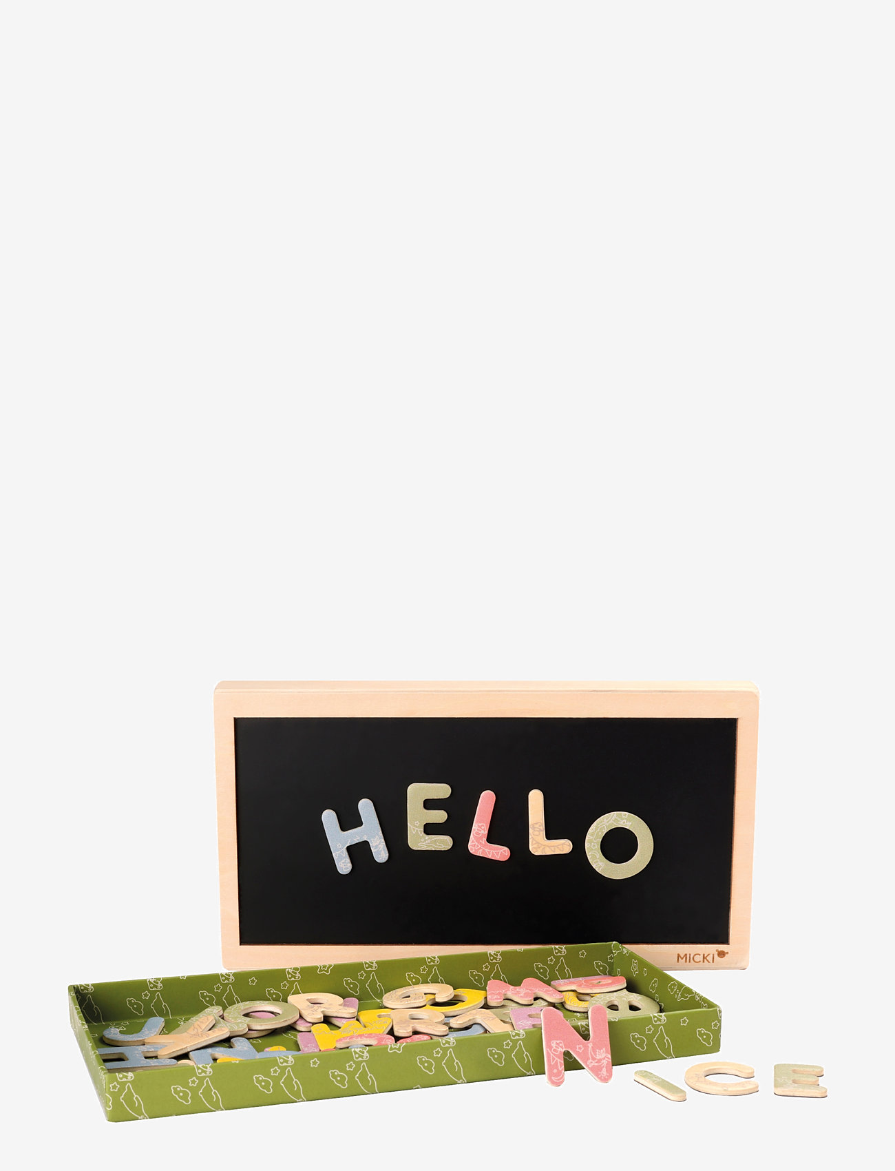 Micki Leksaker - MICKI MAGNETBOKSTÄVER MED LÅDA - pedagogiska pussel - multi - 2