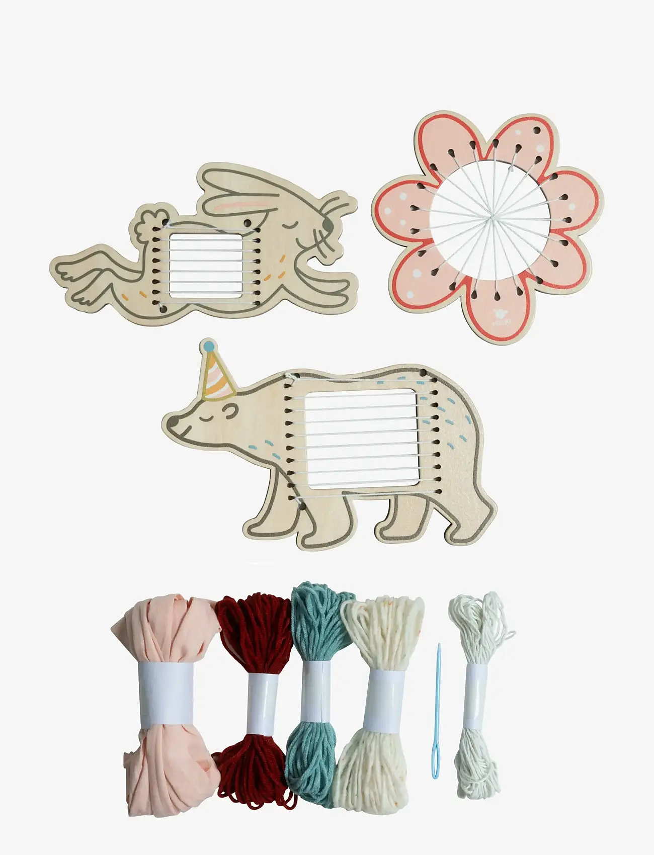 Micki Leksaker - MICKI VÄVRAMAR 3 FIGURER - kreasæt - multi - 2