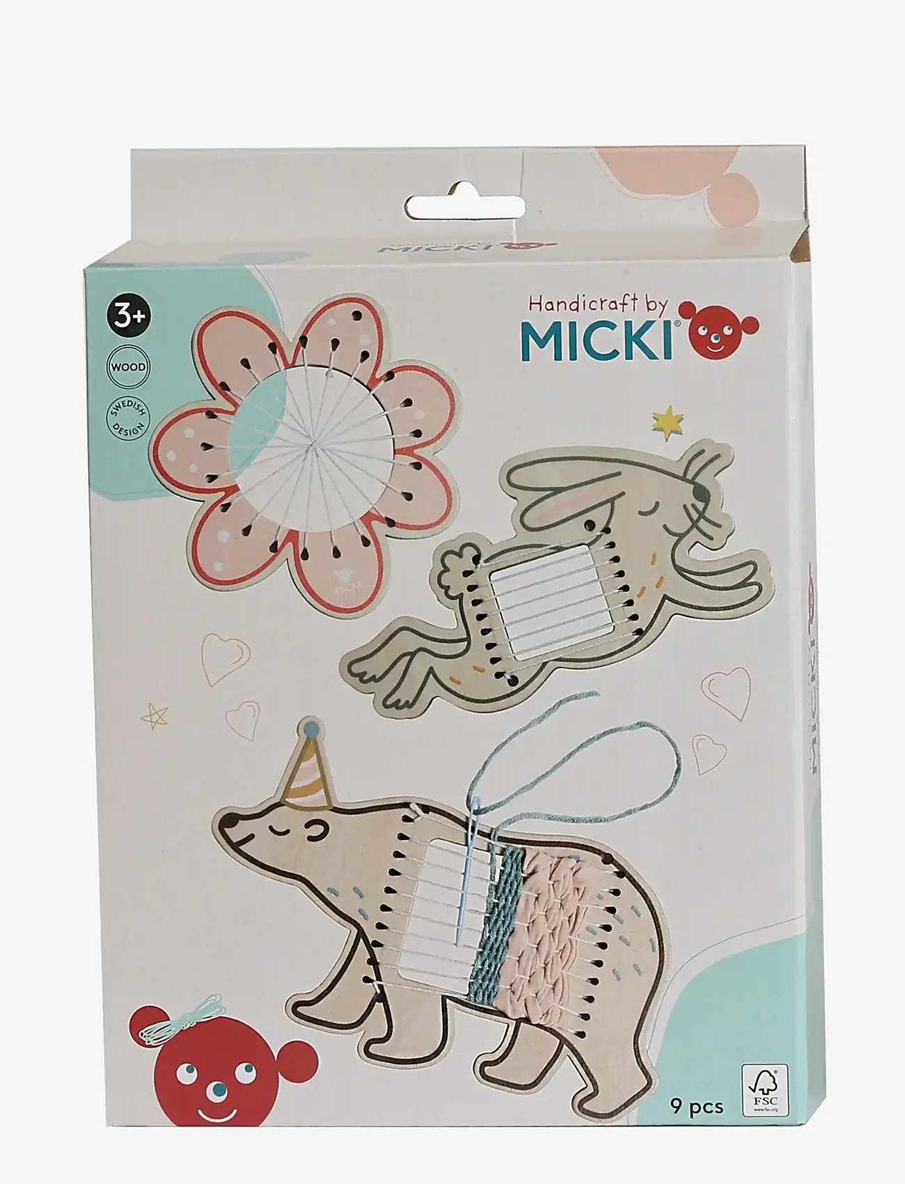 Micki Leksaker - MICKI VÄVRAMAR 3 FIGURER - kreasæt - multi - 3