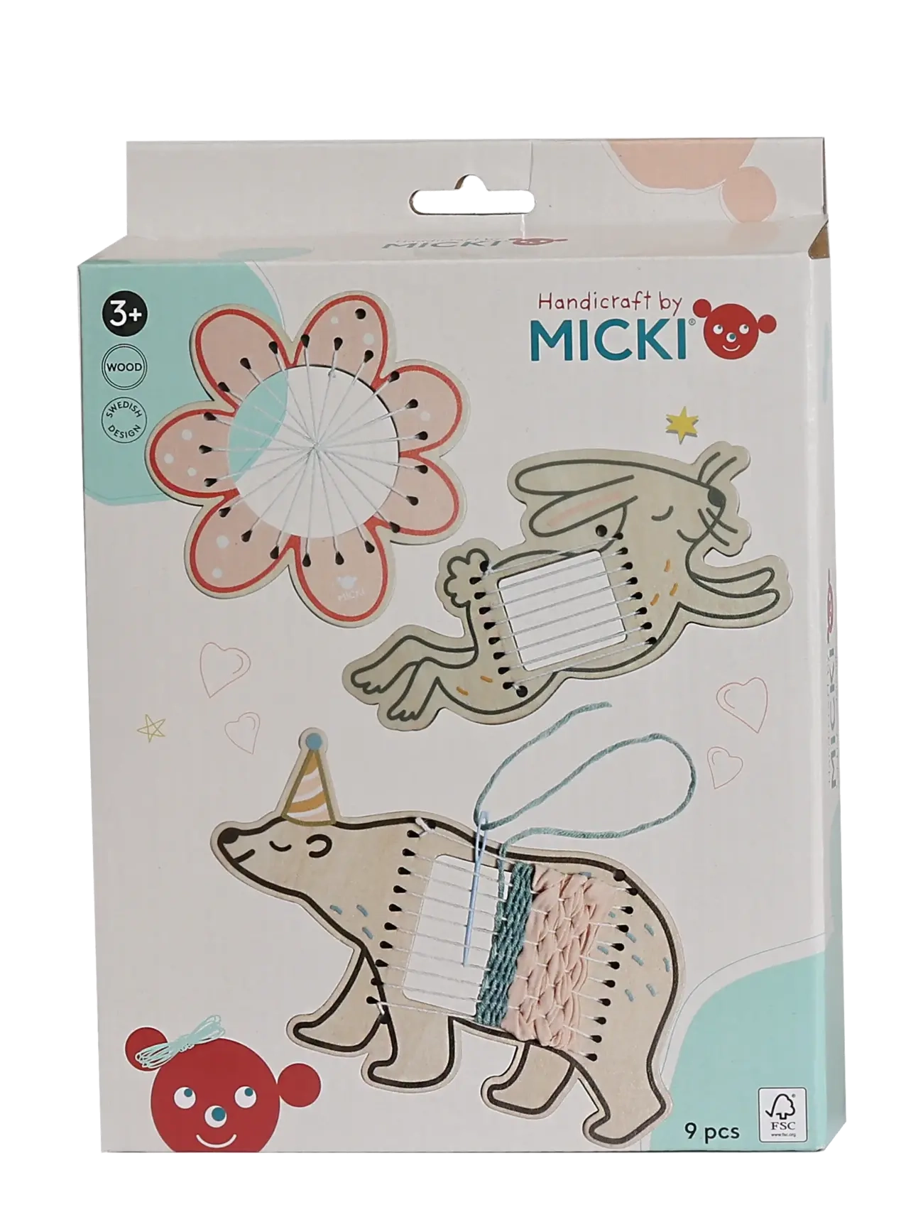 Micki Leksaker - MICKI VÄVRAMAR 3 FIGURER - pysselset - multi - 3
