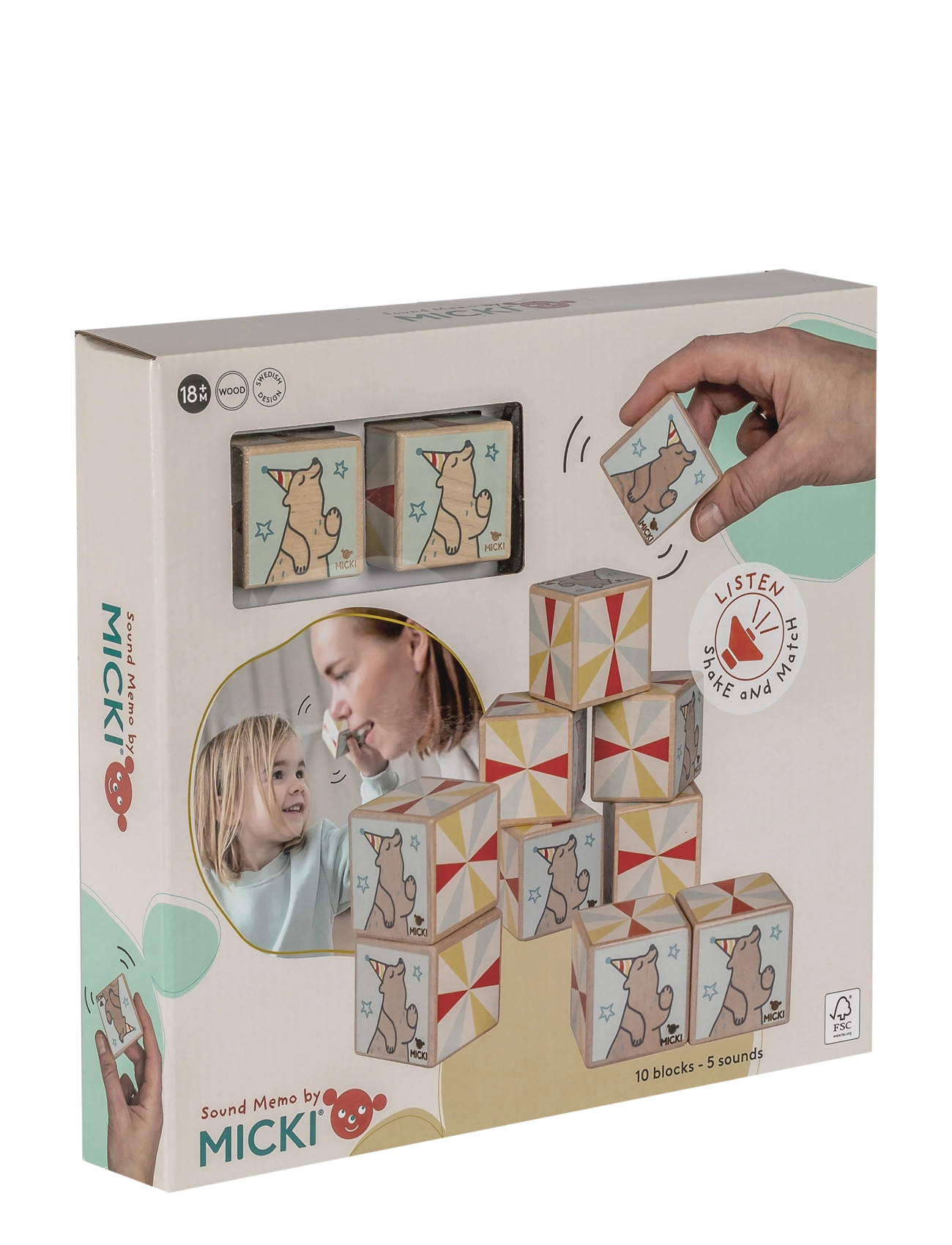 Micki Leksaker - MEMO-SPIL MED LYD - memo - multi - 2
