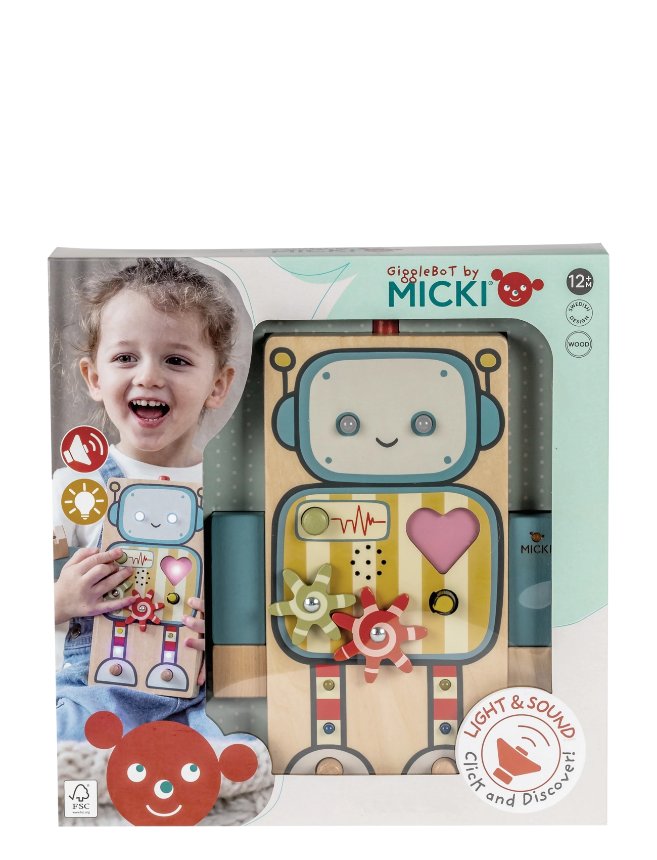 Micki Leksaker - AKTIVITETSLEKSAK GIGGLEBOT - interaktiva leksaker - multi - 2