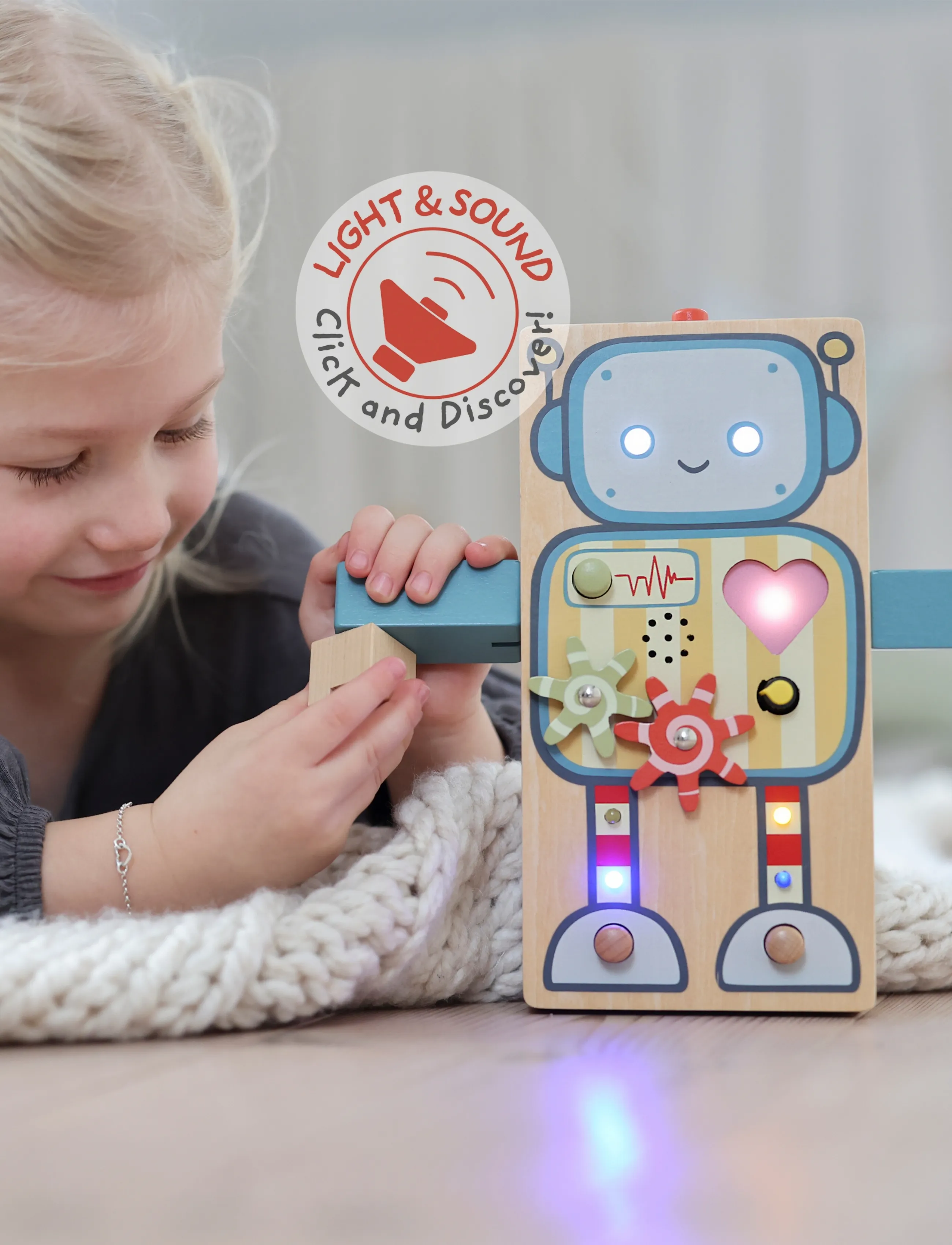 Micki Leksaker - AKTIVITETSLEKSAK GIGGLEBOT - interaktiva leksaker - multi - 0