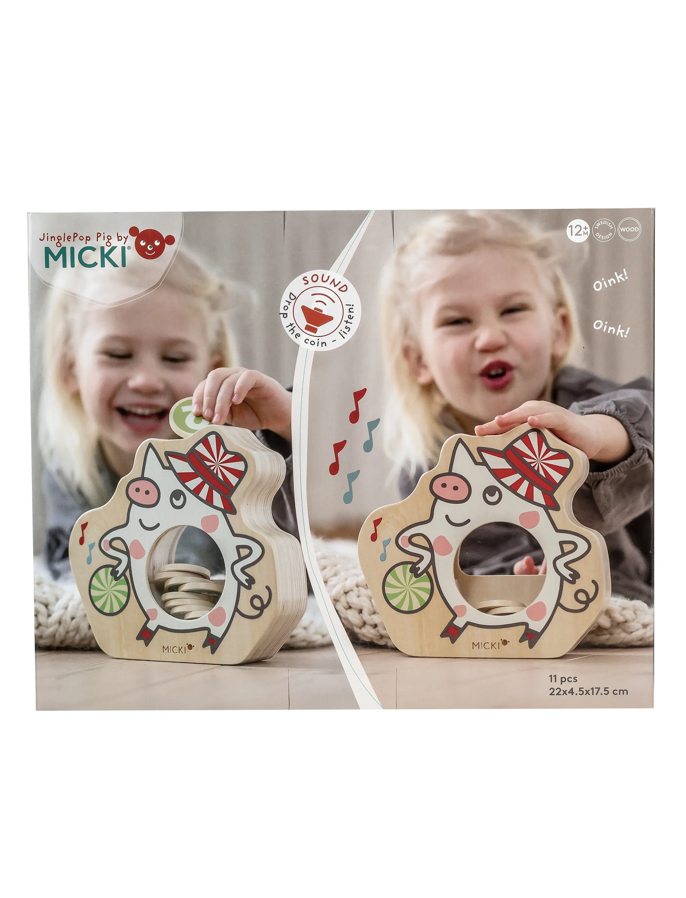 Micki Leksaker - AKTIVITETSLEKSAK JINGLEPOP PIG - motorikleksaker - multi - 3