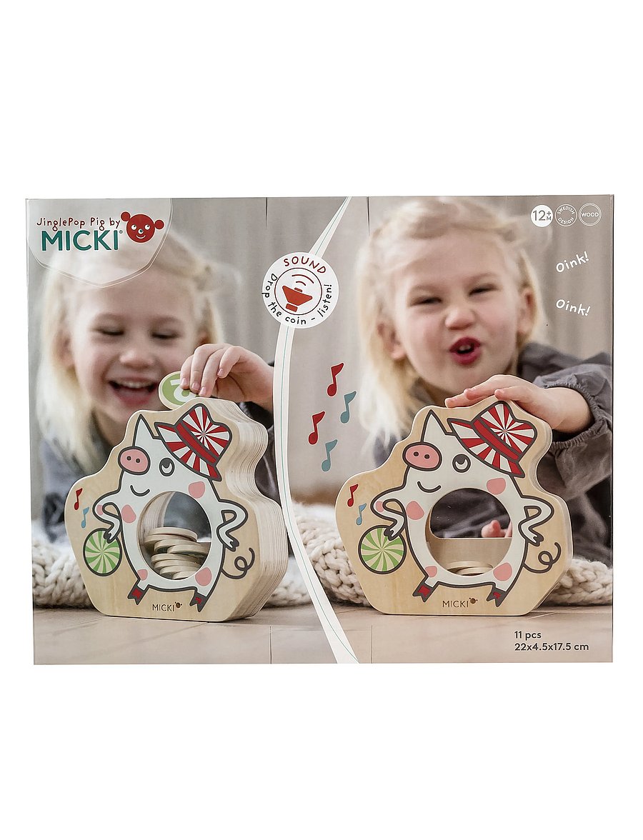 Micki Leksaker - AKTIVITETSLEKSAK JINGLEPOP PIG - motorikleksaker - multi - 3