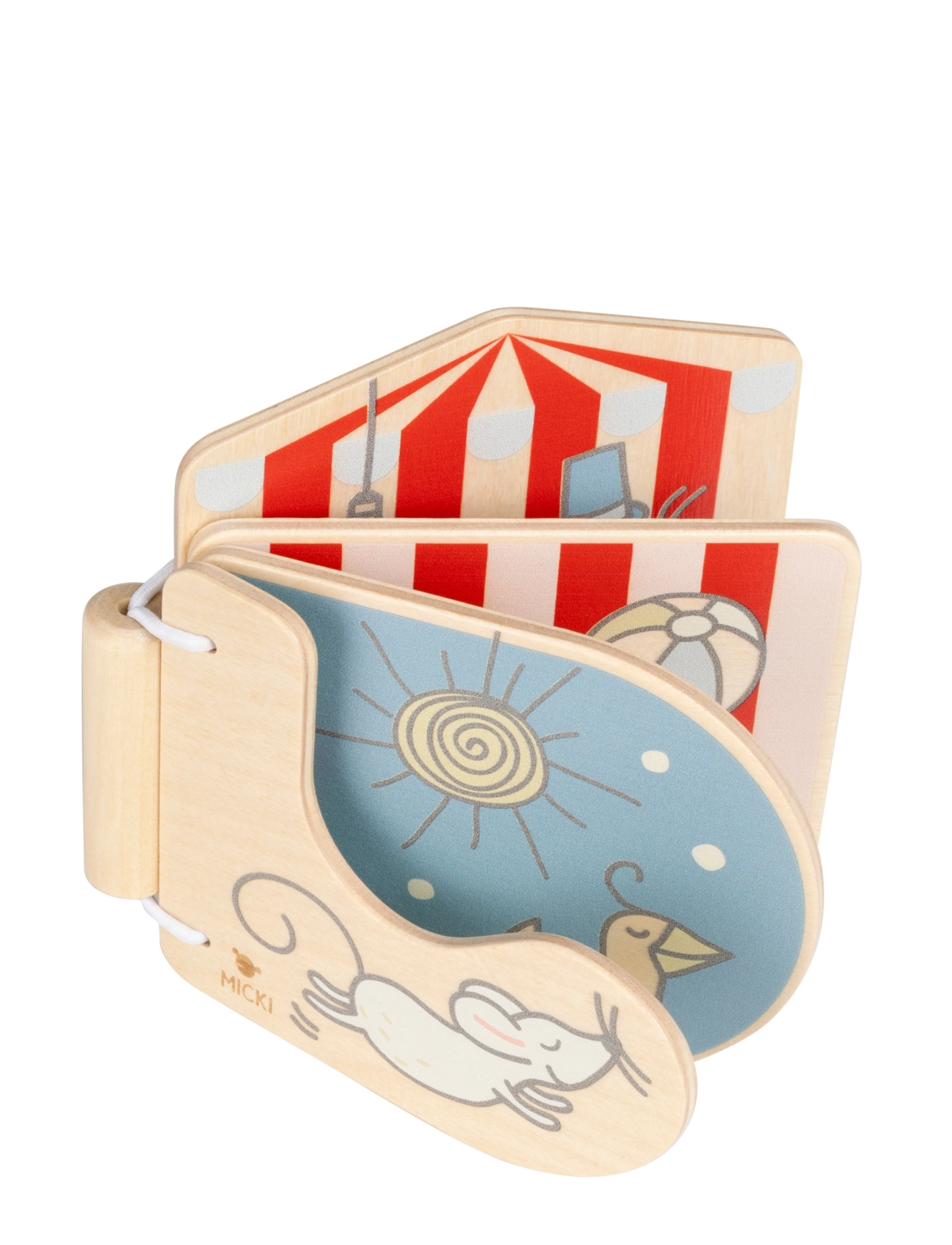 Micki Leksaker MICKI BABYBOG I TRÆ - Julegave - MULTI / beige
