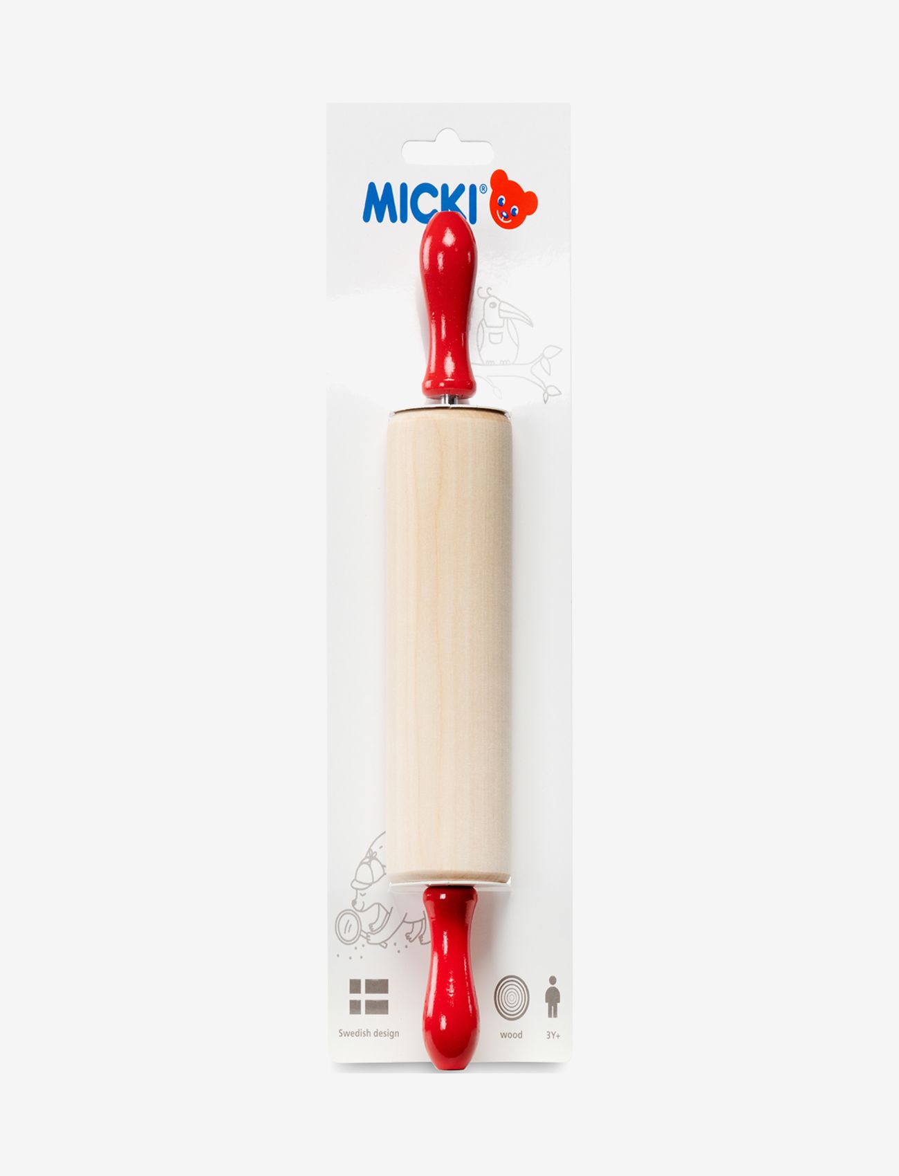 Micki Leksaker - BRÖDKAVEL, SLÄT - laveste priser - multi - 1