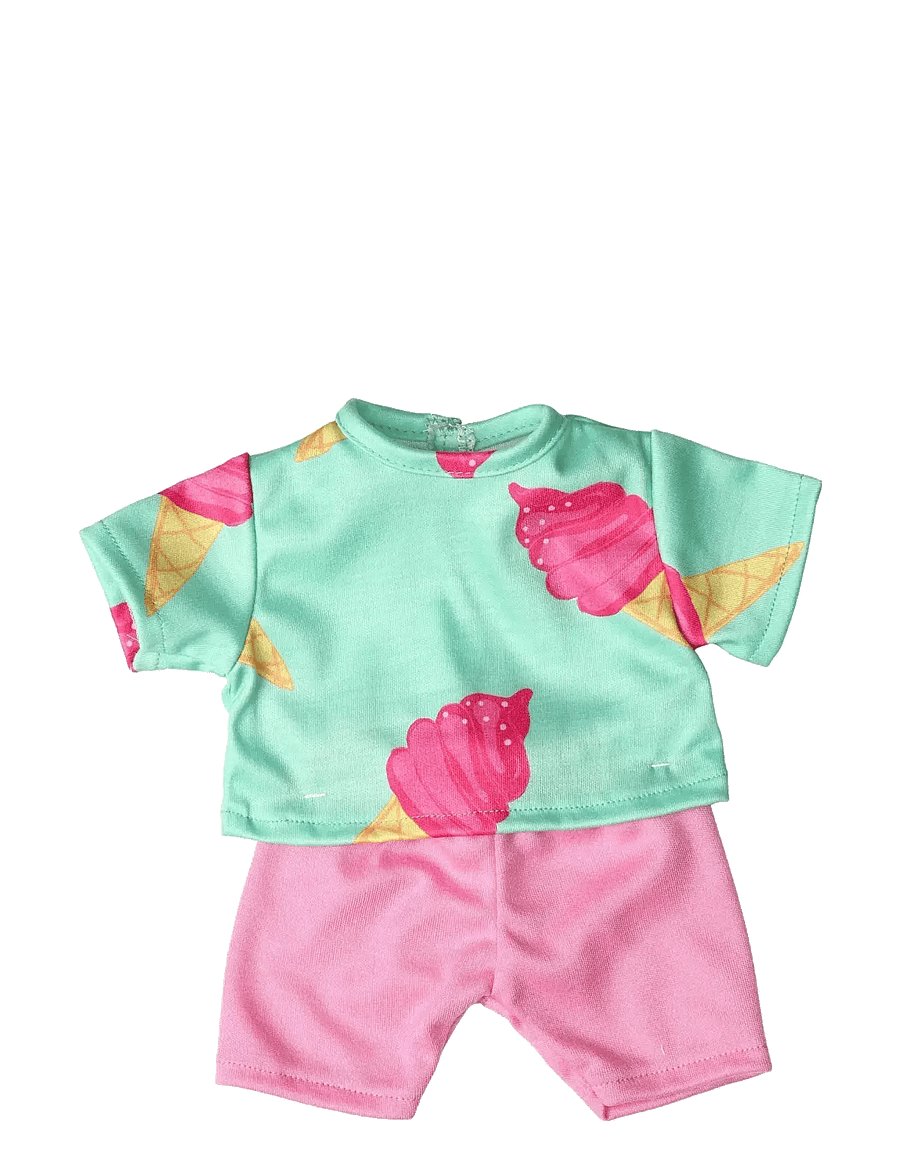 Micki Leksaker - SHORTS & T-SHIRT, 36-41 CM - dukketøj - multi - 1