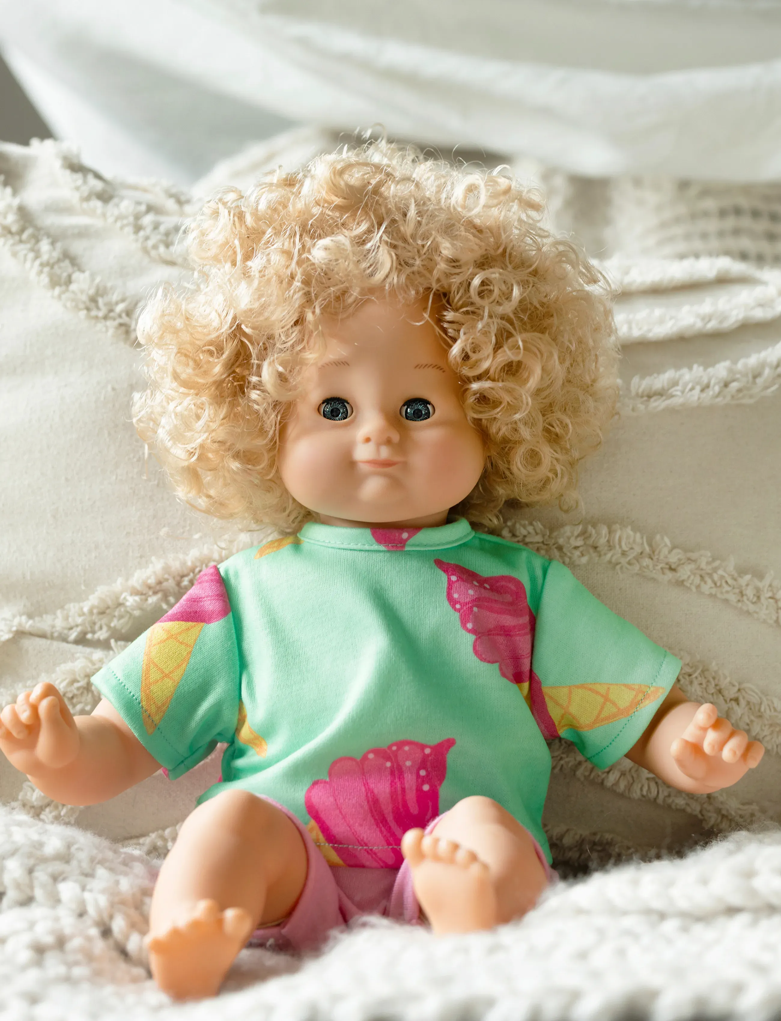 Micki Leksaker Shorts & T-Shirt, 36-41 Cm, Børn, Doll Clothes, Multi/mønstret, Str: ONE SIZE