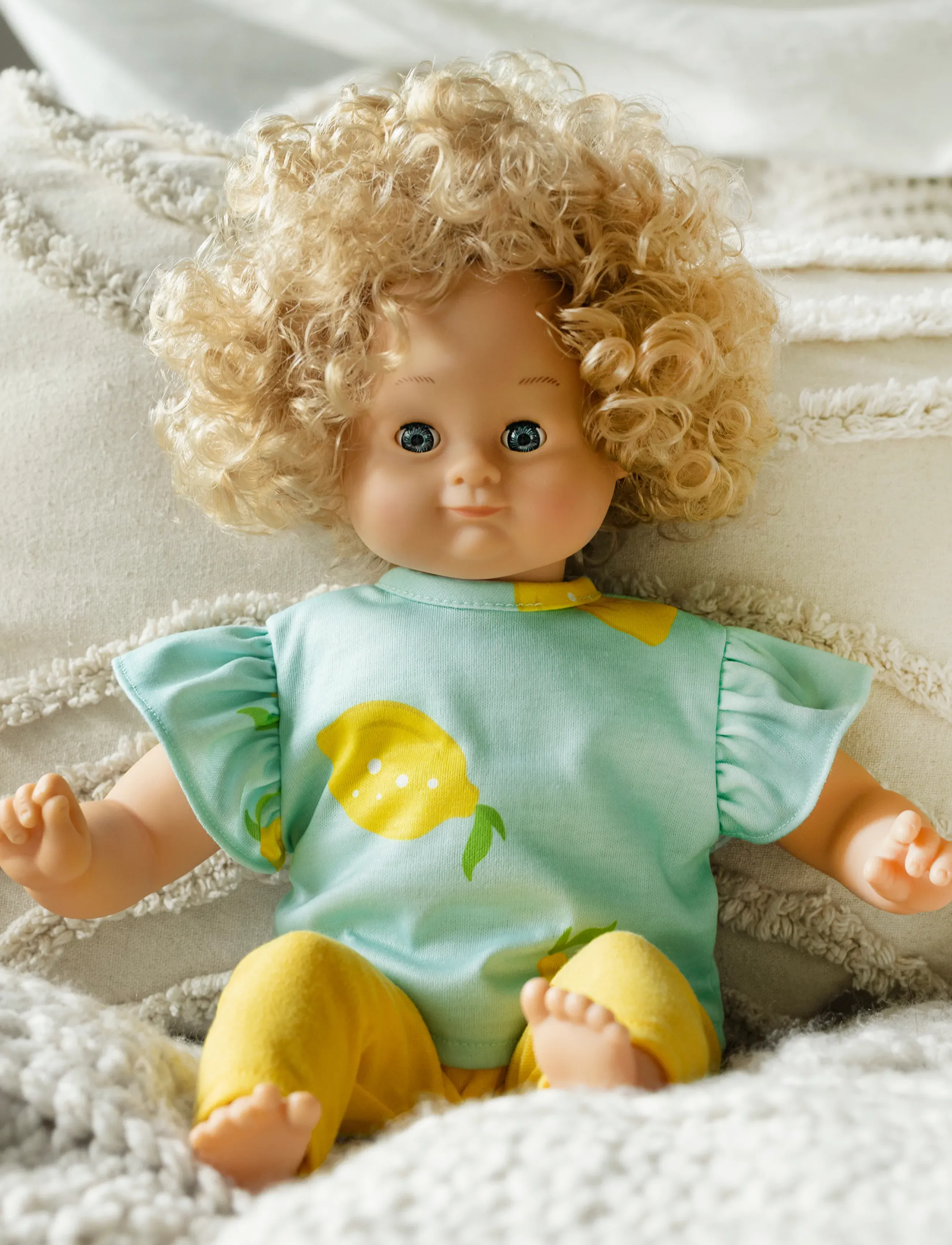 Micki Leksaker Tights & T-Shirt, 36-41 Cm, Børn, Doll Clothes, Gul, Str: ONE SIZE
