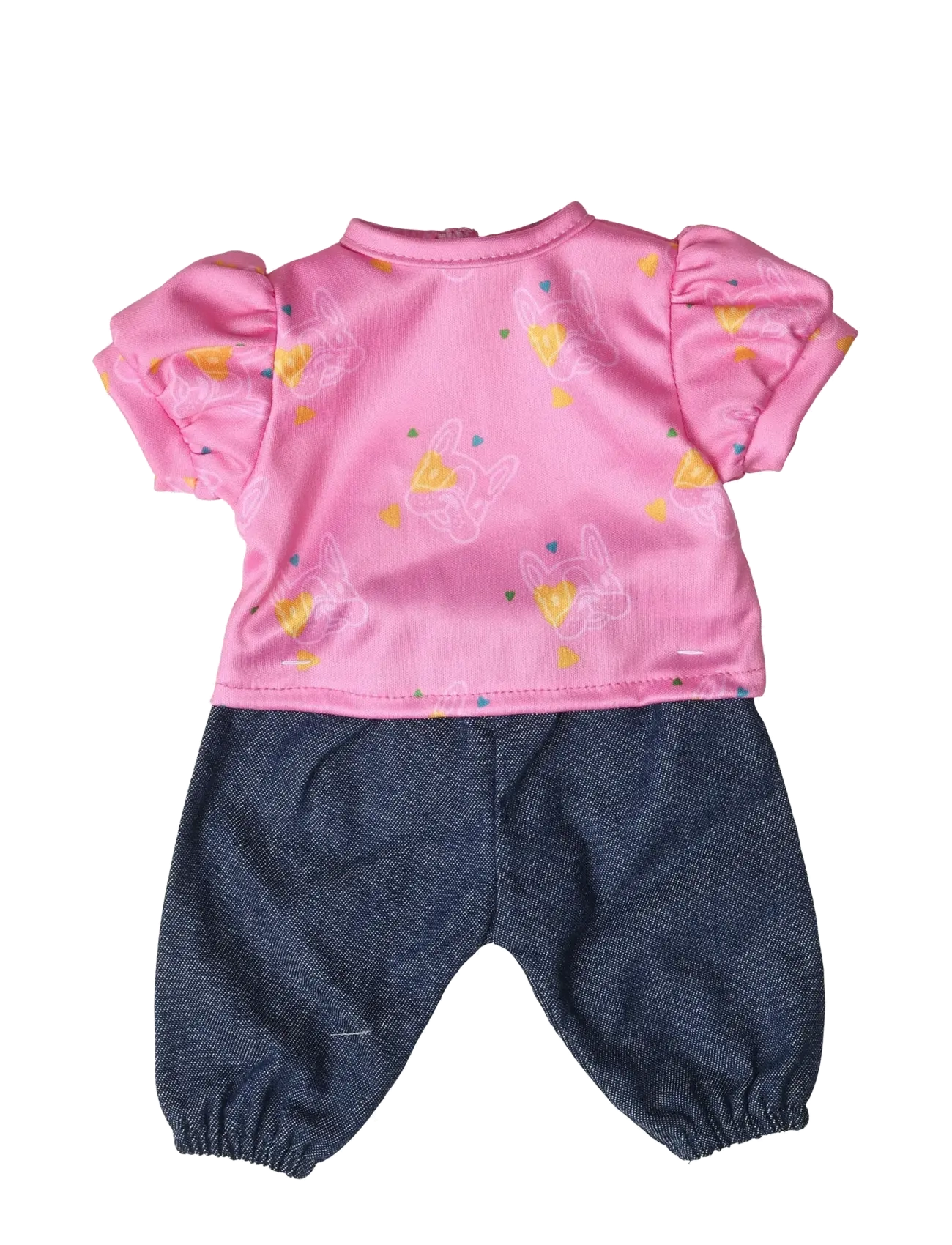 Micki Leksaker JEANS & T-SHIRT, 36-41 CM - Dukketøj - MULTI / pink/rose