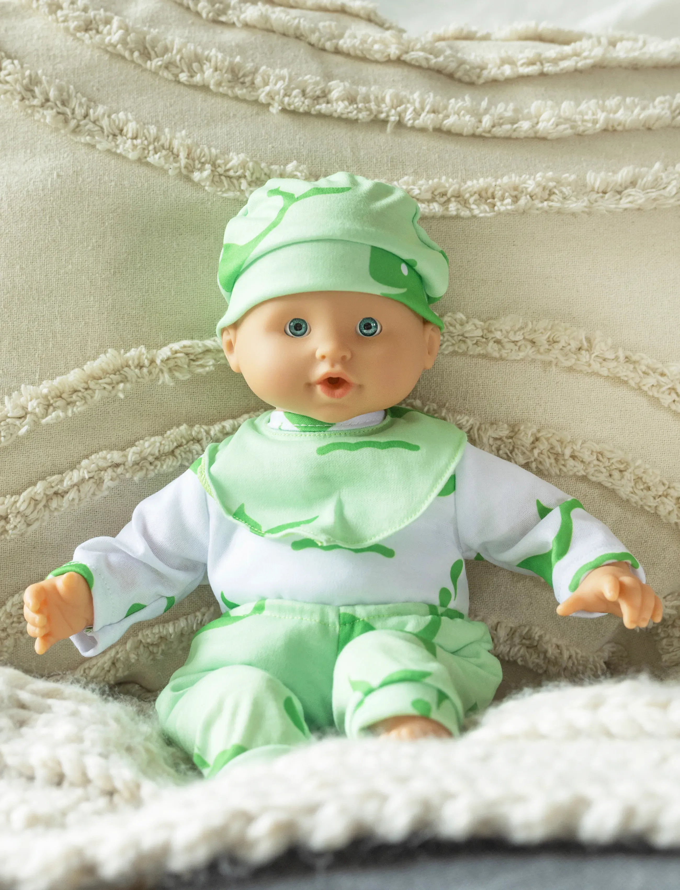 Micki Leksaker Body,Byxor,Keps,Keps, 28-35 Cm, Børn, Doll Clothes, Multi/mønstret, Str: ONE SIZE
