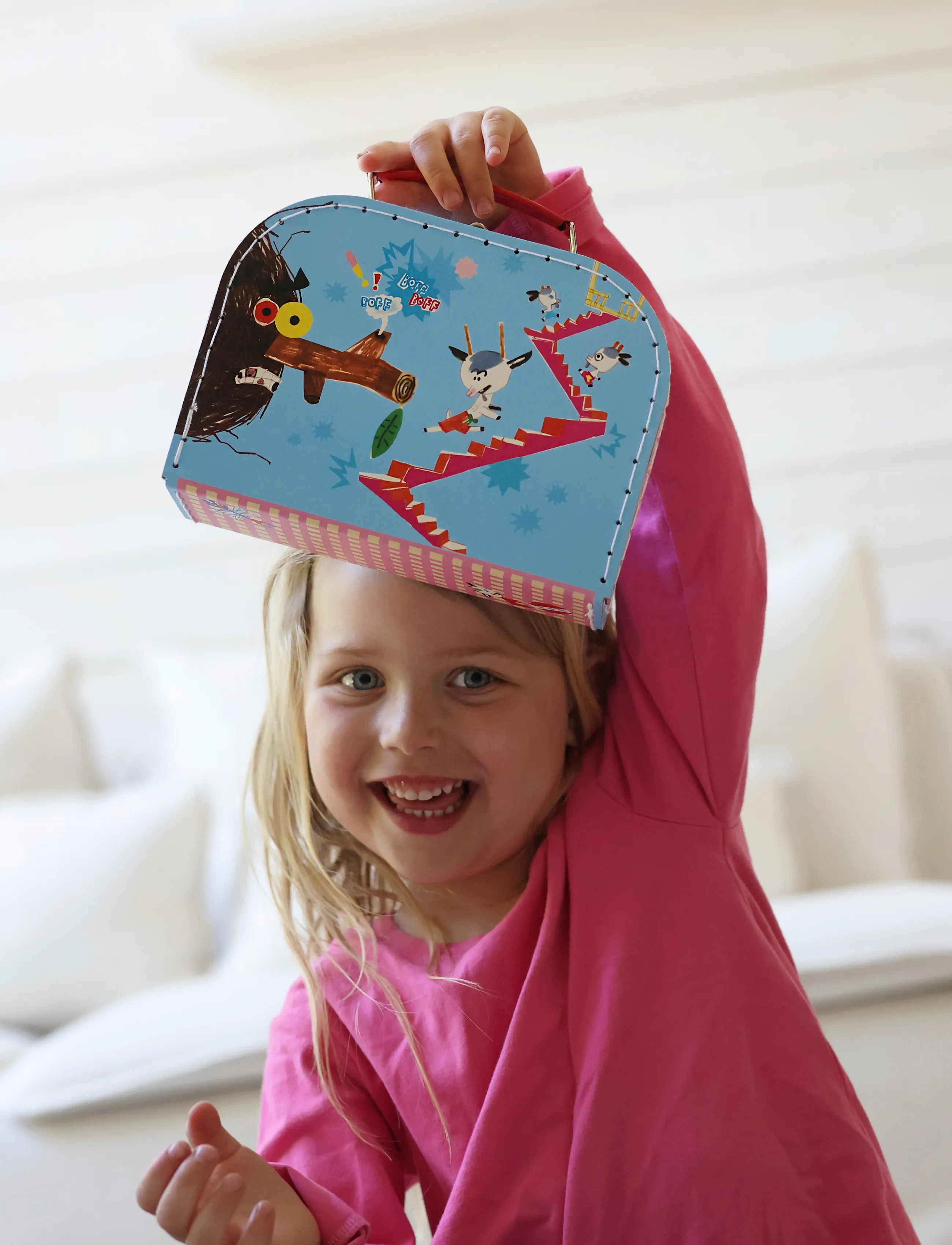 Micki Leksaker Bockarna Bruse Resväska, 20 cm, One Size, Multi/patterned, Role Play > Travel, Børn