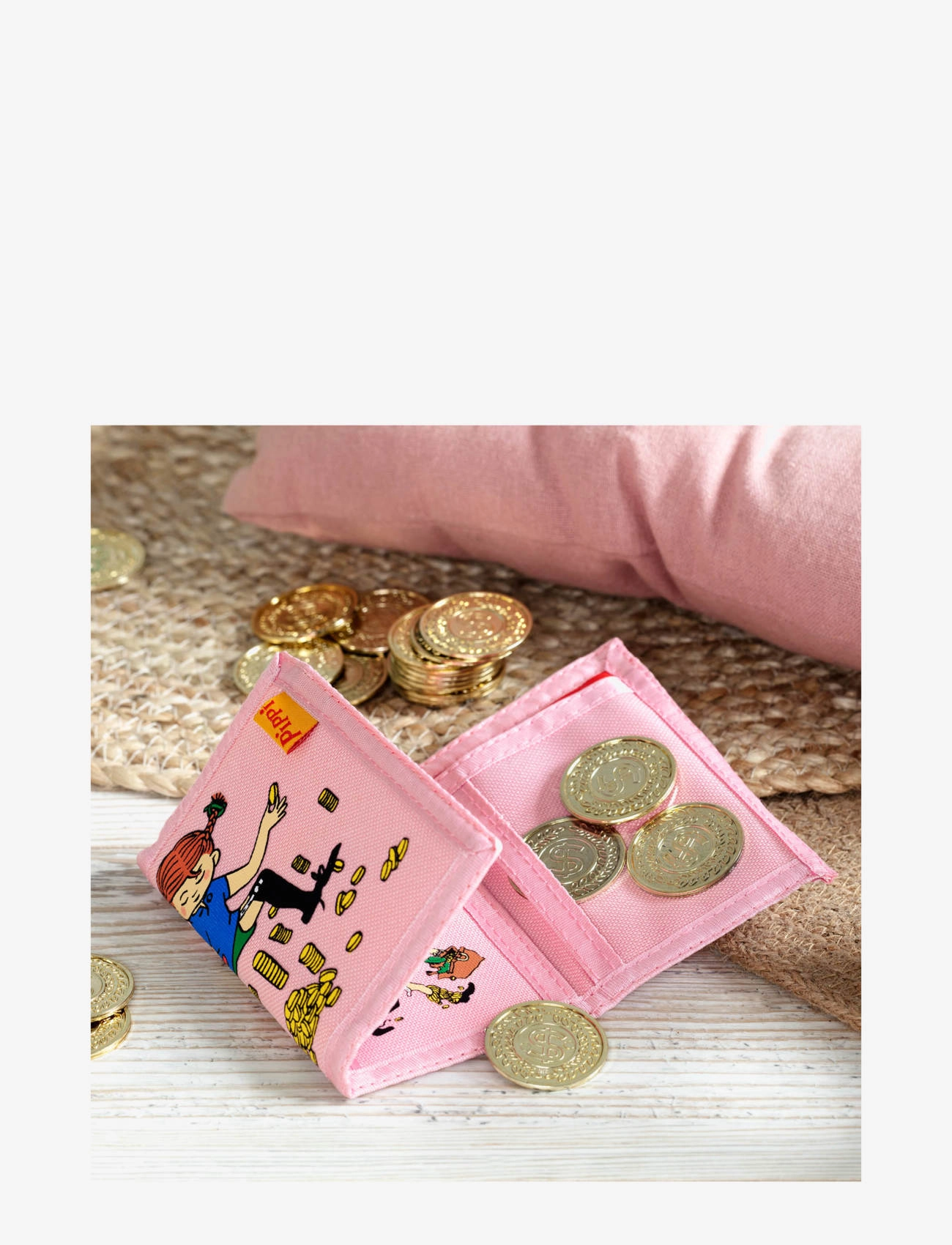 Pippi Långstrump - PIPPI PLÅNBOK, ROSA - plånböcker - multi - 3