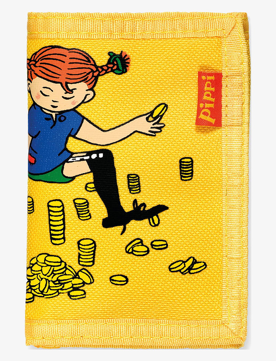 Pippi Långstrump - PIPPI PLÅNBOK, GUL - plånböcker - multi - 1
