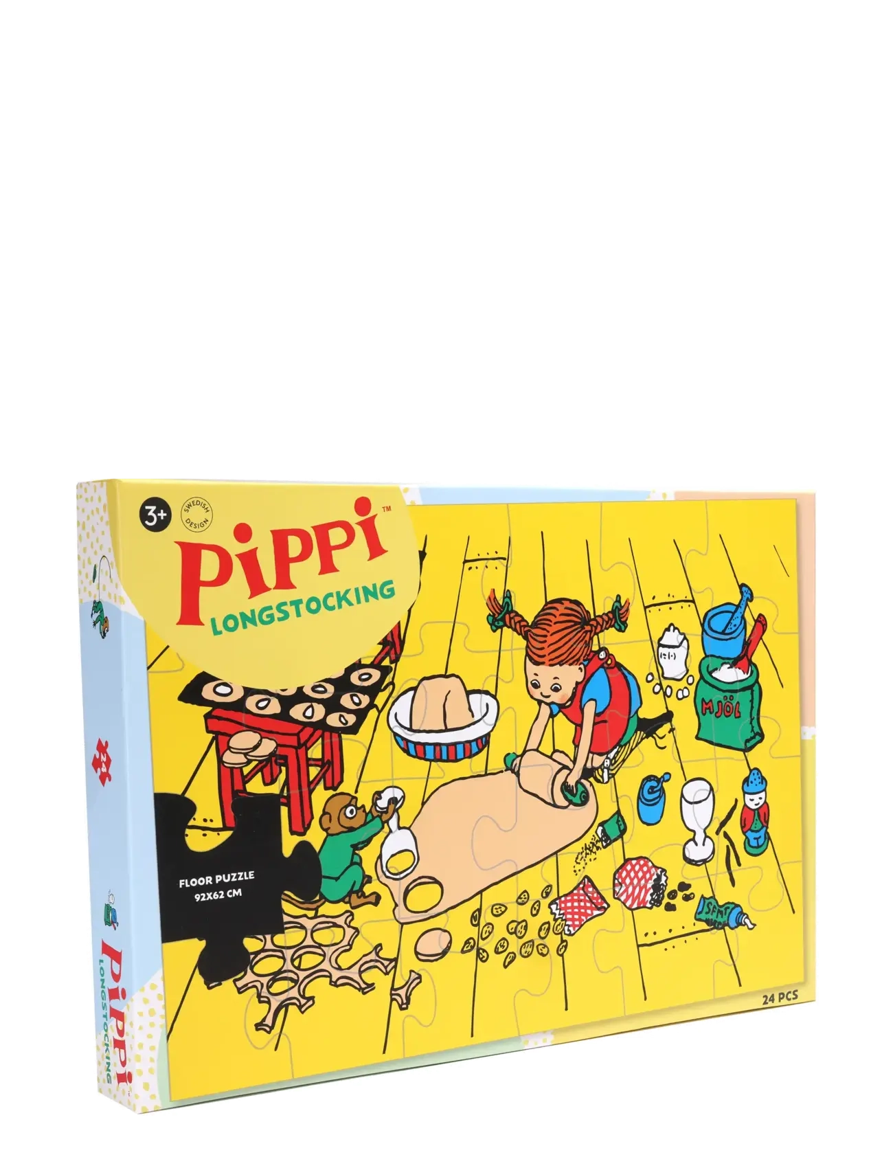 Pippi Langstrømpe - PIPPI GOLVPUSSEL, 24 BITAR - klassiske puslespill - multi - 2