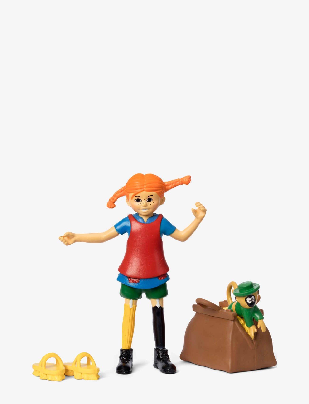 Micki Leksaker | Pippi Långstrump Figurset | 80 mm