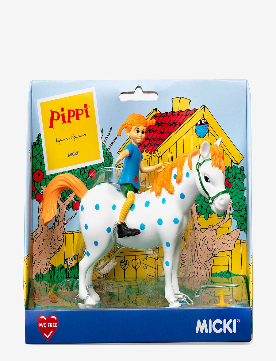 Pippi Longstocking - PIPPI & LILLA GUBBEN FIGURSET - kvikmynda- og ævintýrapersónur - multi - 2