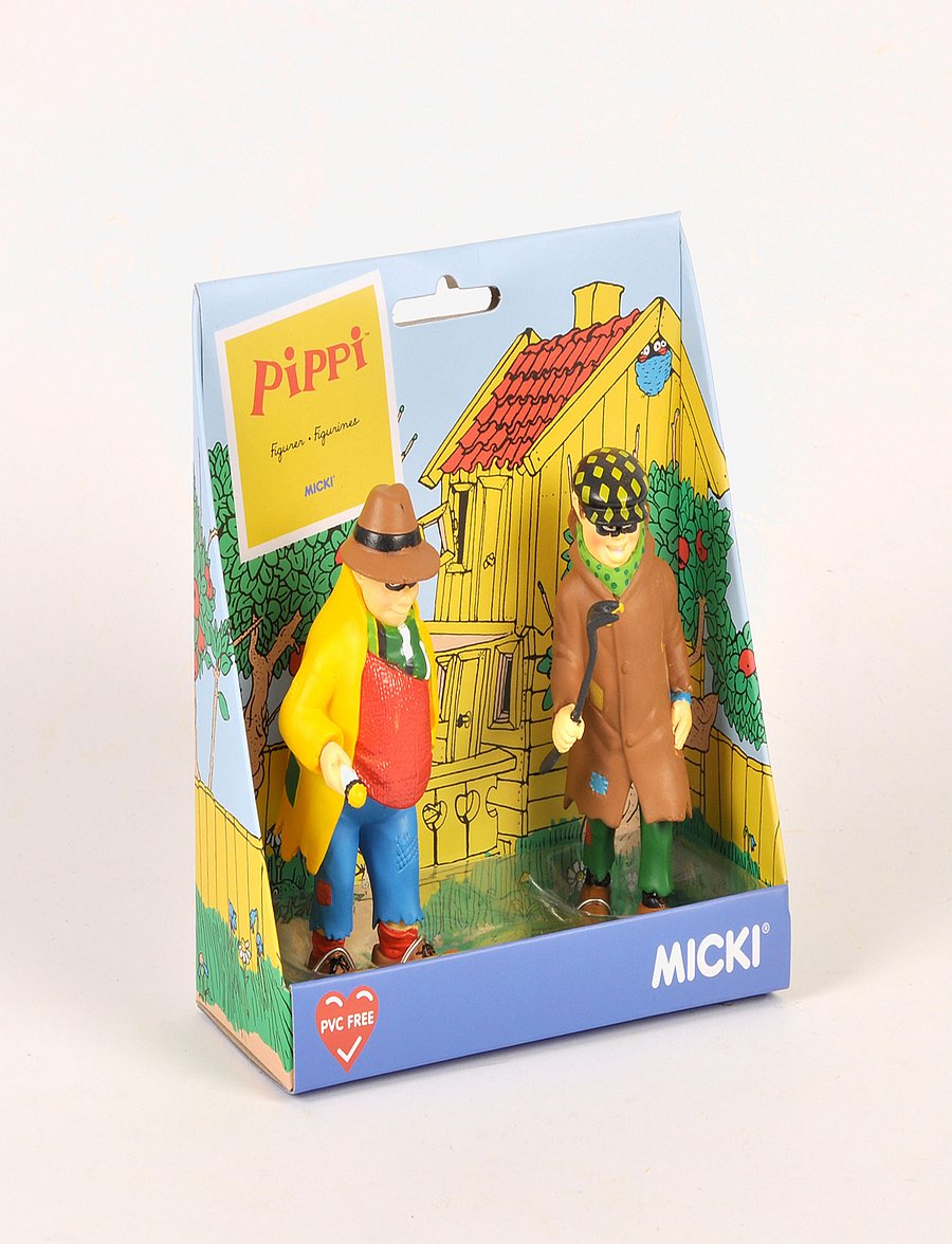 Pippi Longstocking - DUNDER-KARLSSON & BLOM FIGURER - kvikmynda- og ævintýrapersónur - multi - 1