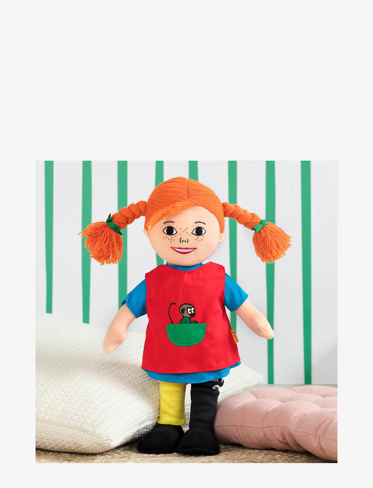Pippi Langstrømpe - PIPPI TALDOCKA, TYG, 40 CM - dukker - multi - 3