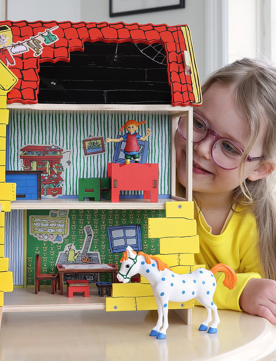 Pippi Langstrømpe - PIPPI VILLA VILLEKULLA - legesæt - multi - 3