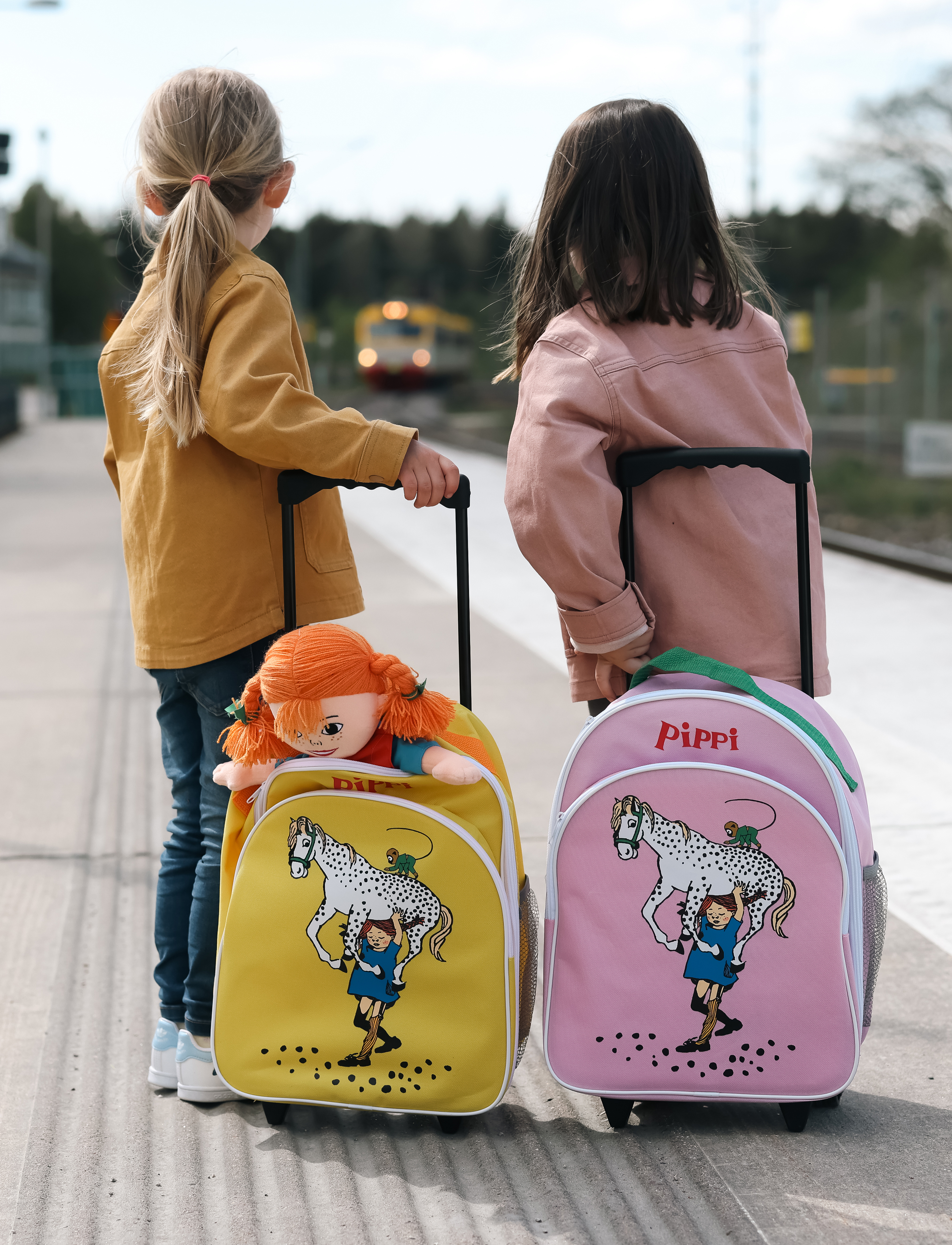 Pippi Longstocking - PIPPI RULLVÄSKA, GUL - ferða töskur fyrir börn - multi - 2