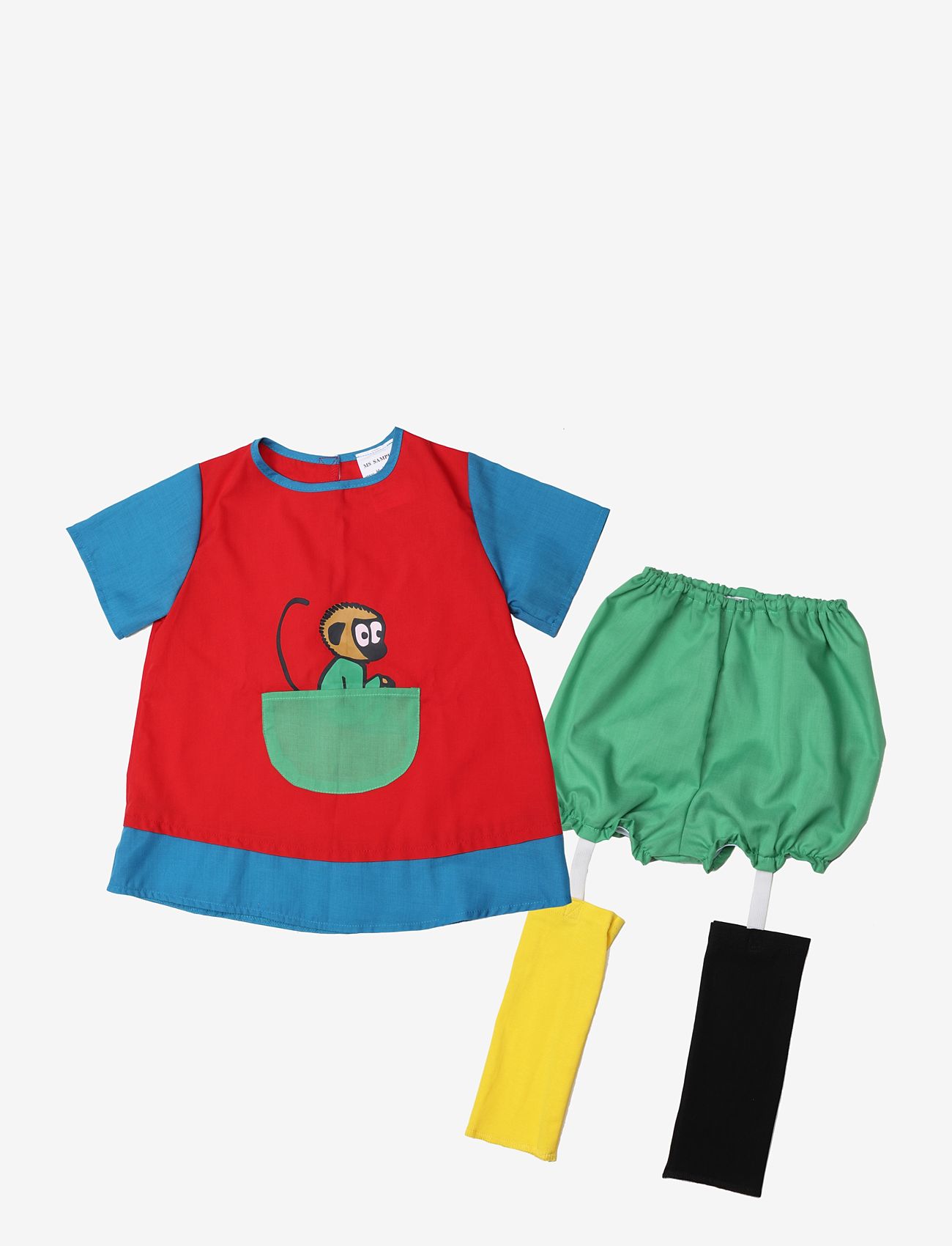 Pippi Langstrømpe - PIPPI UTKLÄDNINGSKLÄDER 4-6 ÅR - kostumer - multi - 1