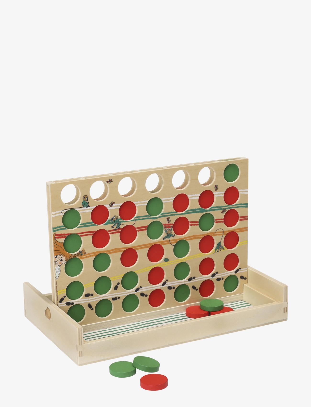 PIPPI BARNSPEL FYRA I RAD - MULTI