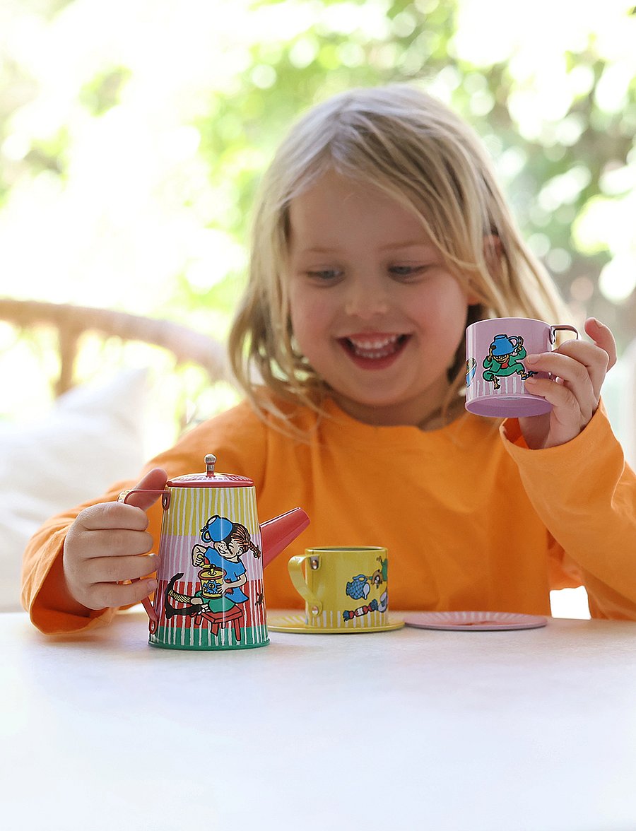 Pippi Langstrømpe - PIPPI LEKSAKSSERVIS - kaffesæt & tesæt - multi - 0