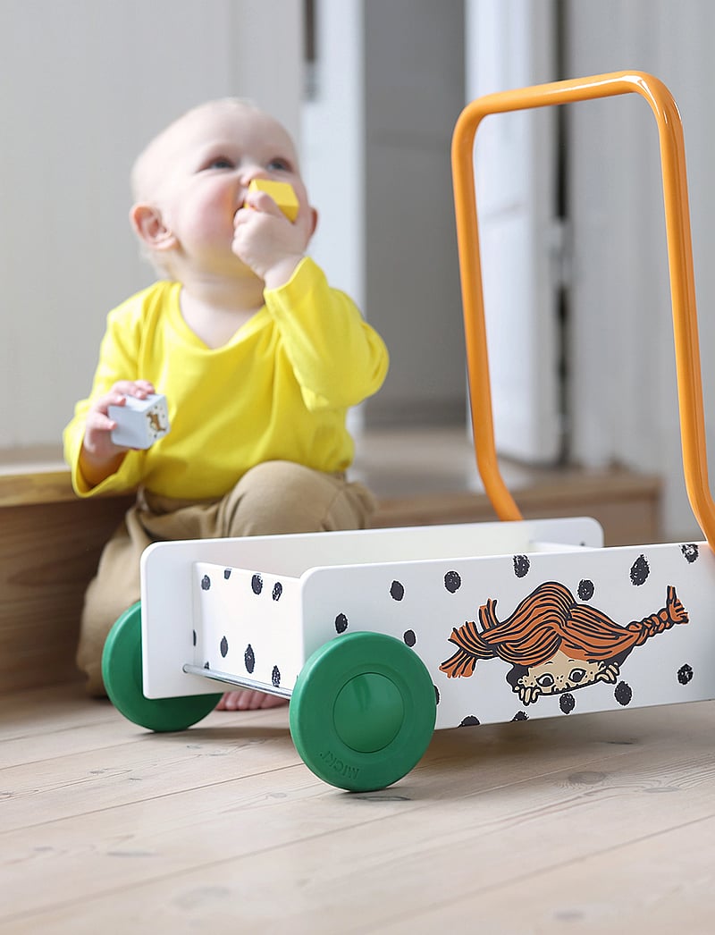 Pippi Longstocking - PIPPI LÄRA GÅ VAGN PRICKIG - göngugrind - white - 4