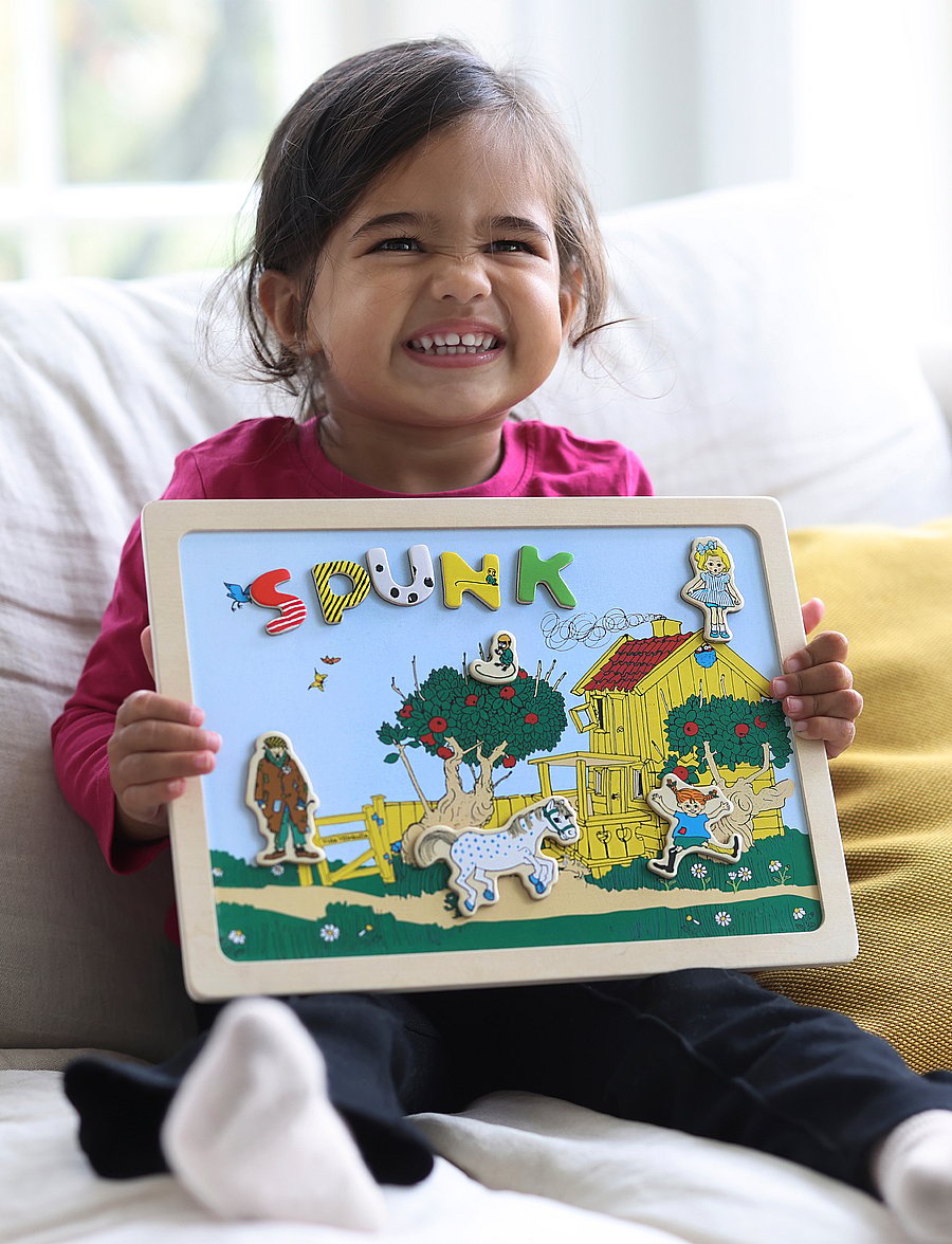 Pippi Långstrump - PIPPI MAGNETIC BOARD - klistermärken - multi - 0