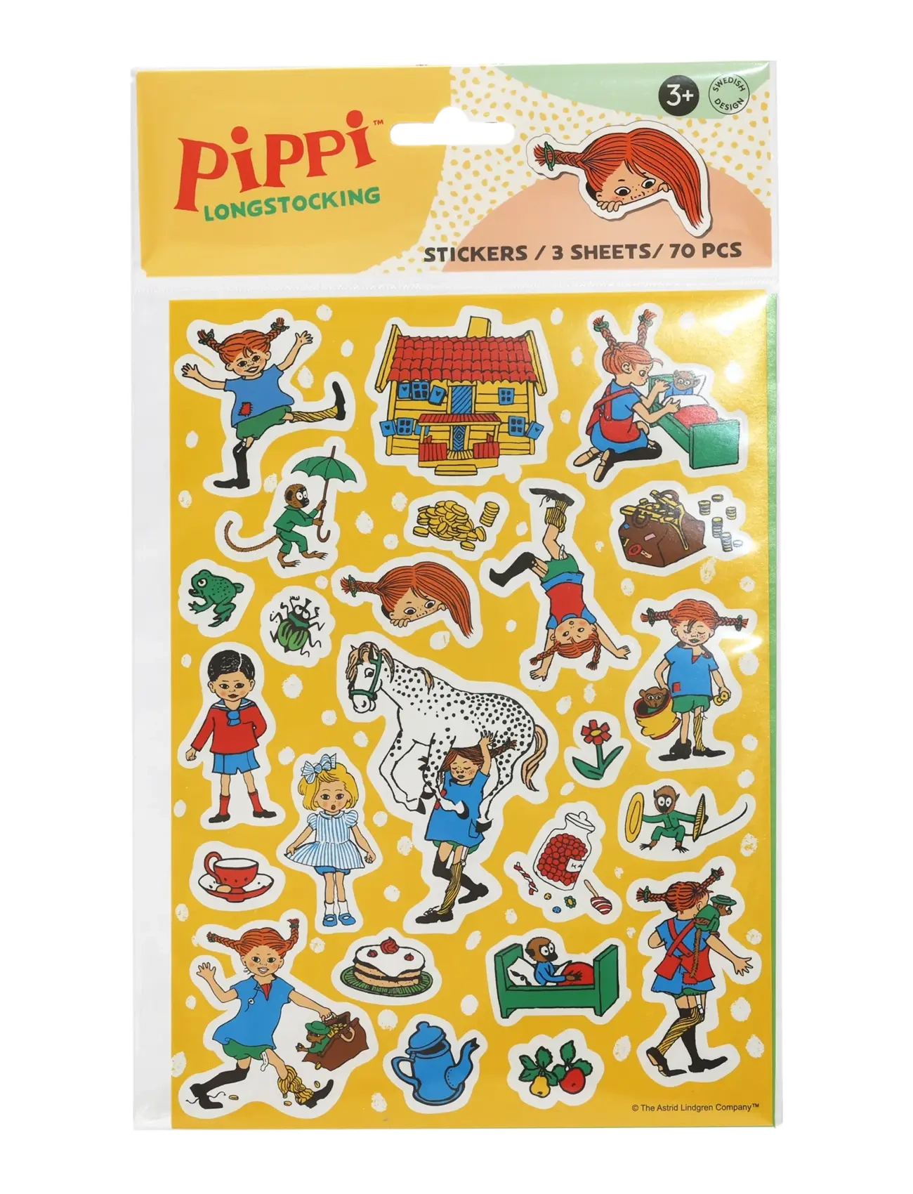 Pippi Långstrump PIPPI KLISTERMÄRKEN - Under 100 kr - MULTI / multi