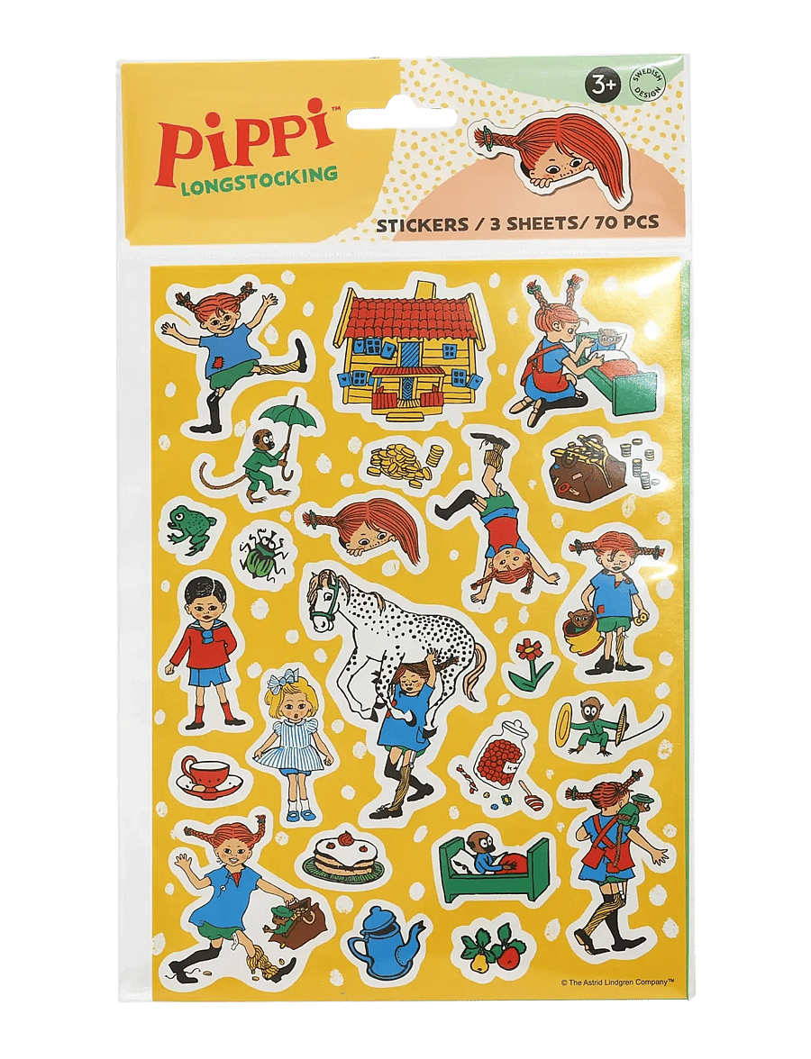 Pippi Långstrump - PIPPI KLISTERMÄRKEN - klistermärken - multi - 1