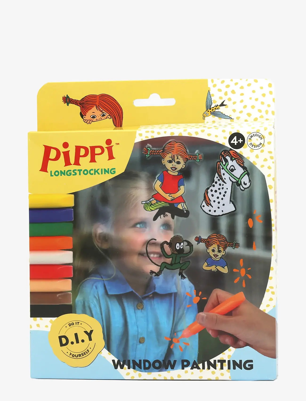 Pippi Langstrømpe - PIPPI FÖNSTERMÅLNING - paints - multi - 1