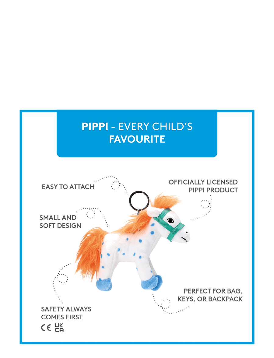 Pippi Langstrømpe - LILLA GUBBEN MED NØGLERING - tasketilbehør - multi - 2