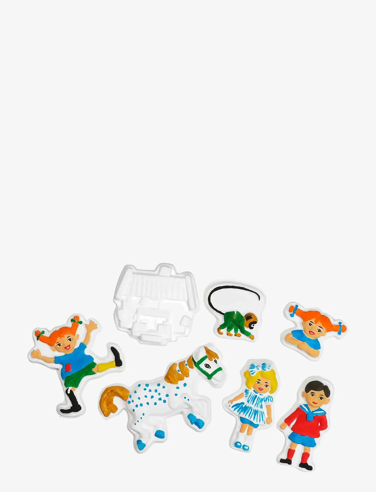 Micki Leksaker - PIPPI GIPSFIGURER - kreasæt - multi - 1
