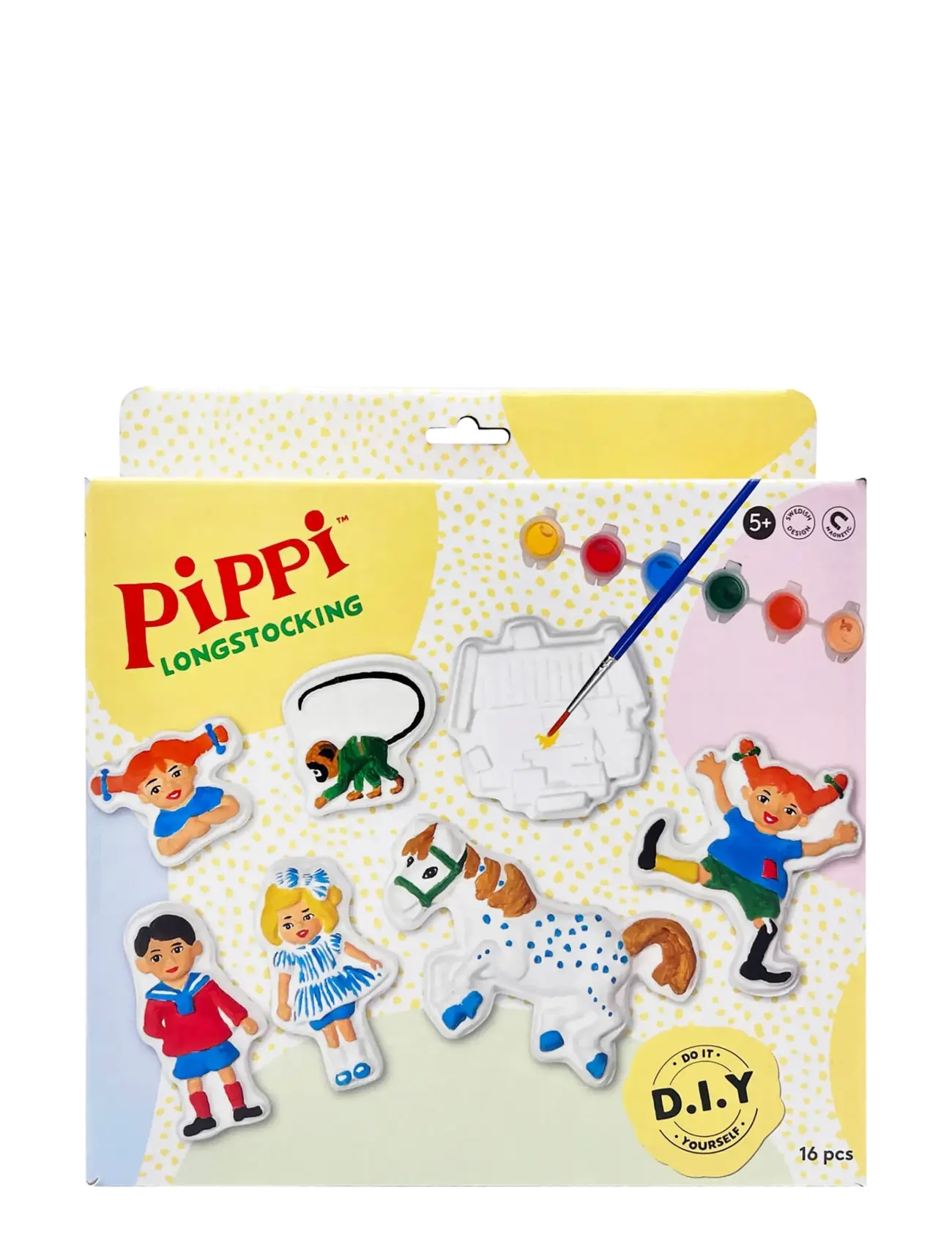 Micki Leksaker - PIPPI GIPSFIGURER - askartelusarja - multi - 1