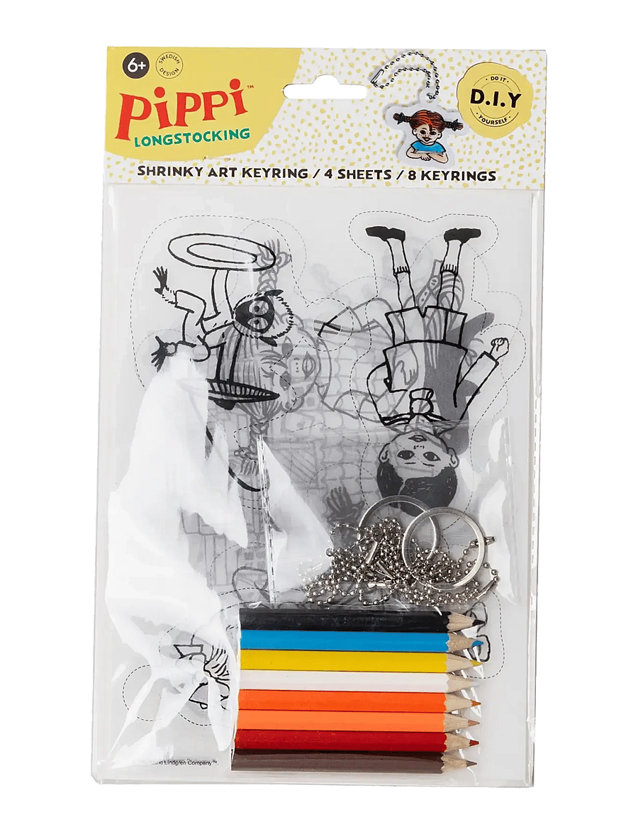 Micki Leksaker - PIPPI NYCKELRING KRYMPFILM - nyckelringar - multi - 2