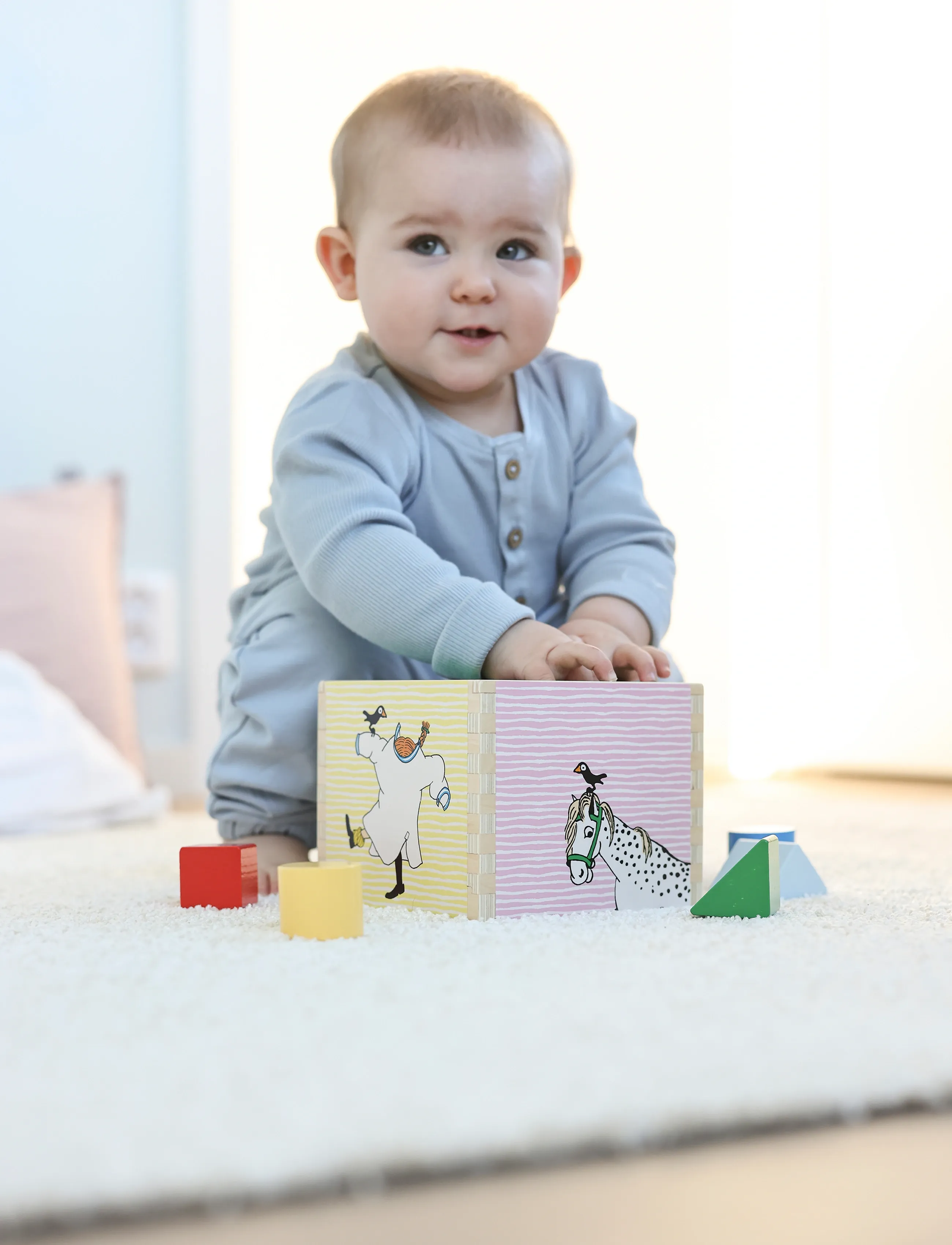 Micki Leksaker Pippi Puttekasse, Børn, Sorting Box Toy, Multi/mønstret, Str: ONE SIZE