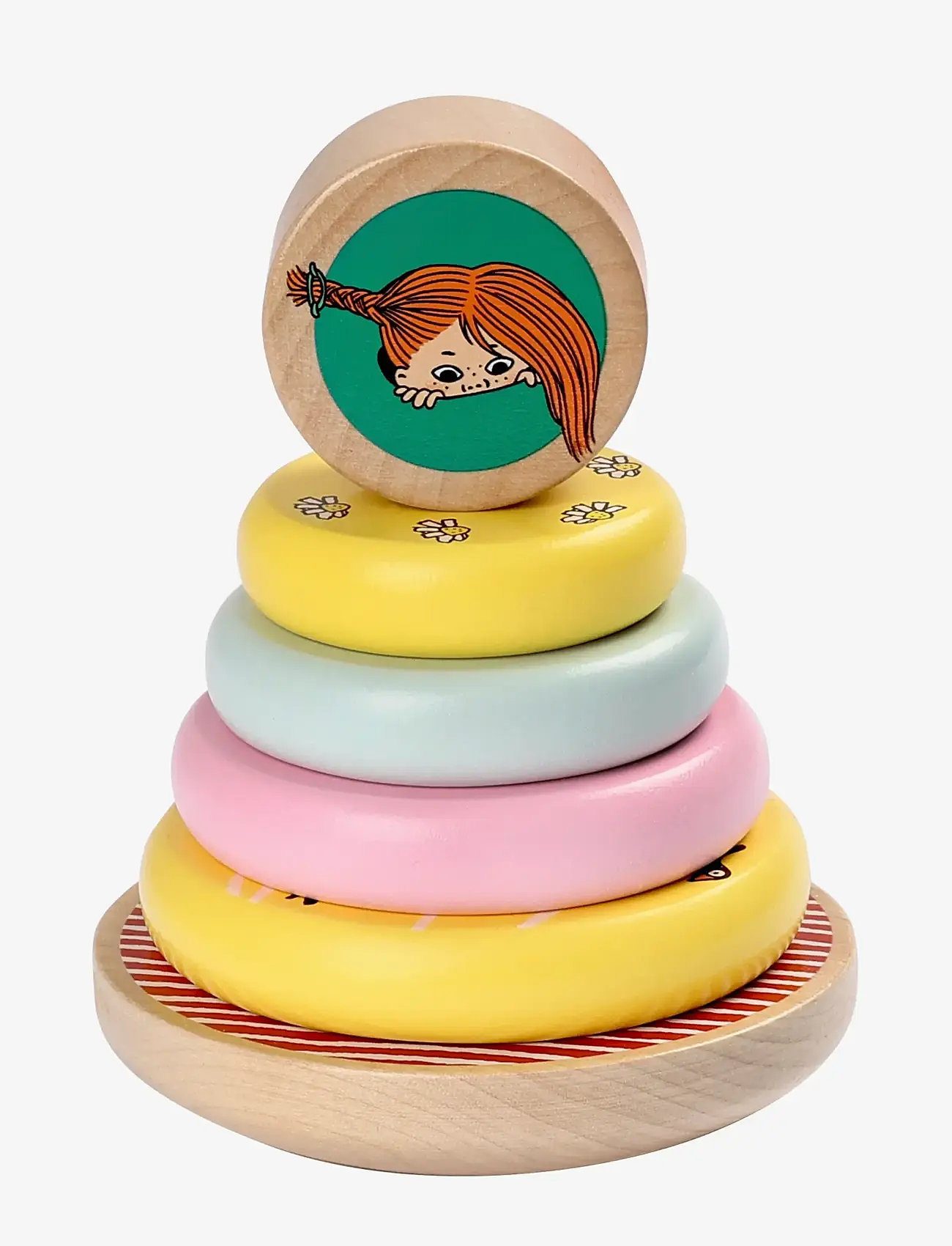 Micki Leksaker - PIPPI STAPELLEKSAK - stapelbara klossar - multi - 1