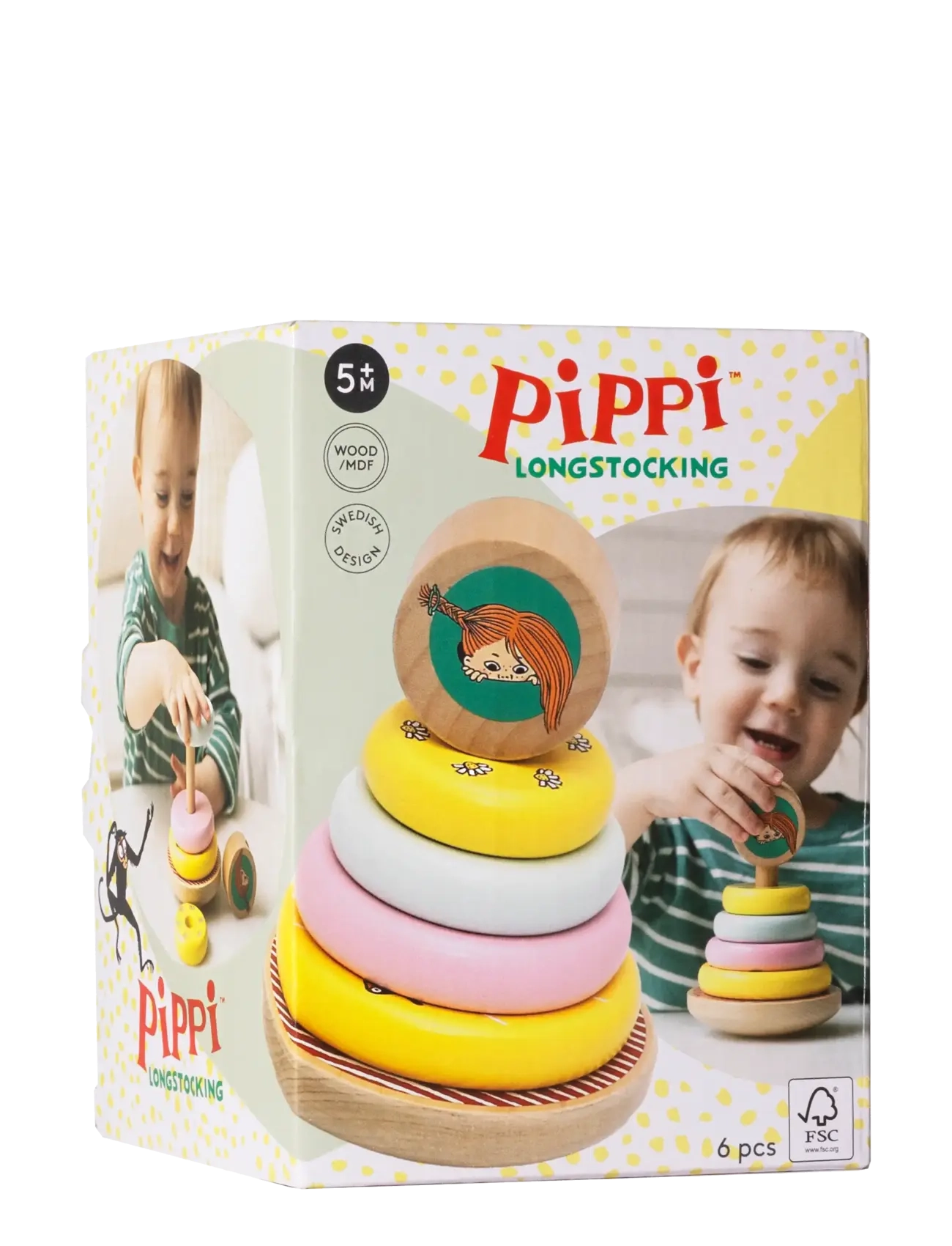 Micki Leksaker - PIPPI STAPELLEKSAK - rakennuspalikat - multi - 3